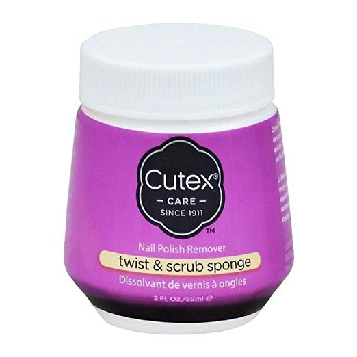 Cutex Polish Remover Twist & Scrub Sponge Jar