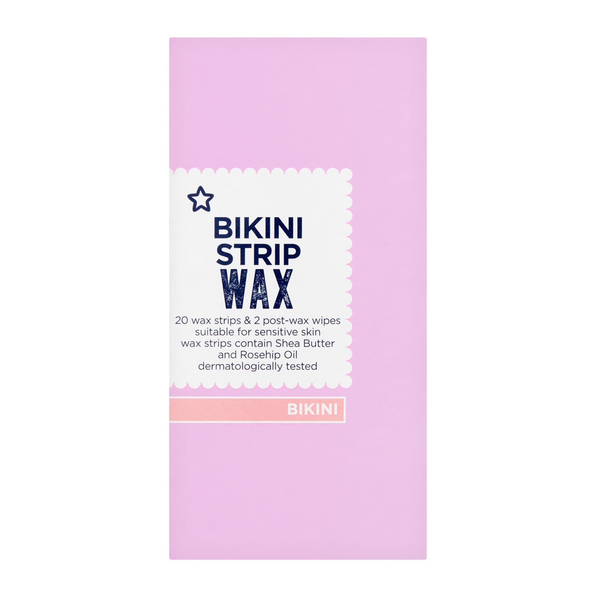 Shop Superdrug Bikini Wax Strips Shea Butter & Rosehip Oil 20pcs Watsons UAE