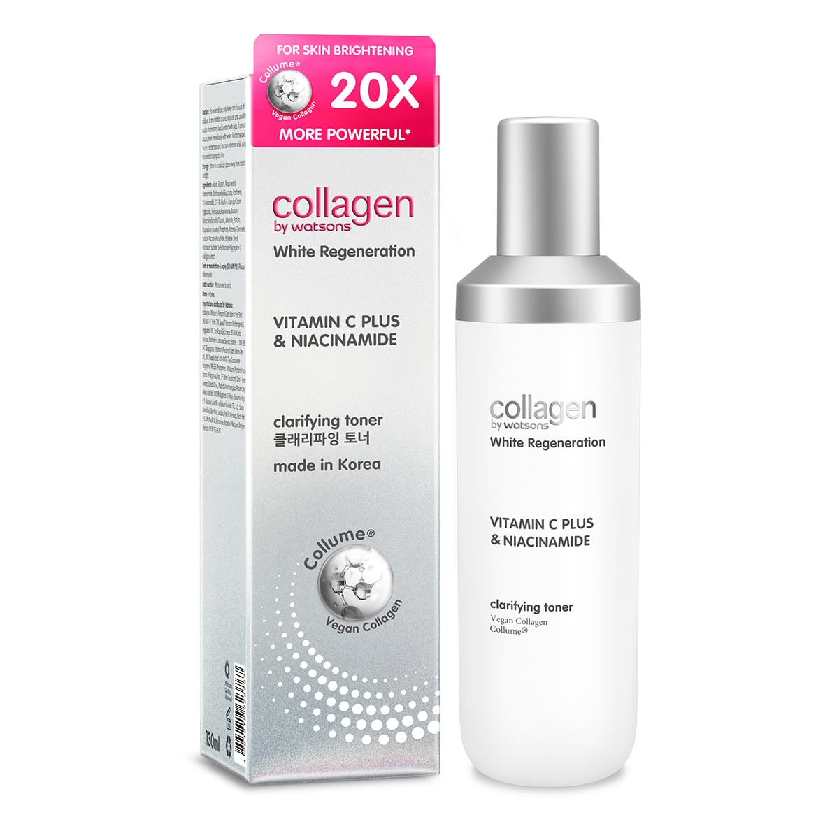 Collagen By Watsons White Regeneration Clarifying Toner 130ml
