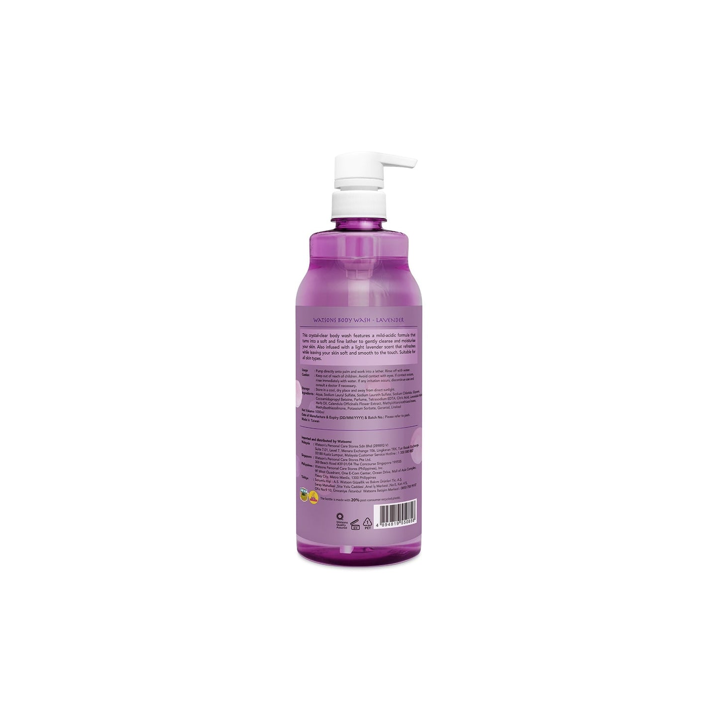 Watsons Lavender Body Wash 1000ml