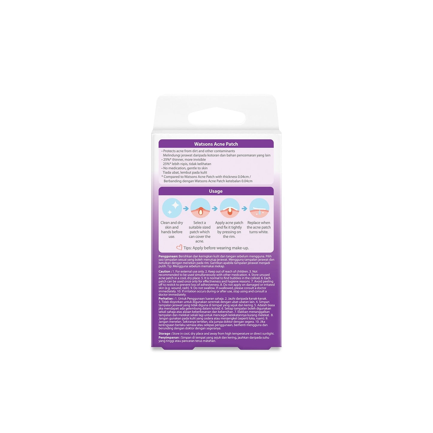 Watsons Acne Patch 0.03cm thickness 24s