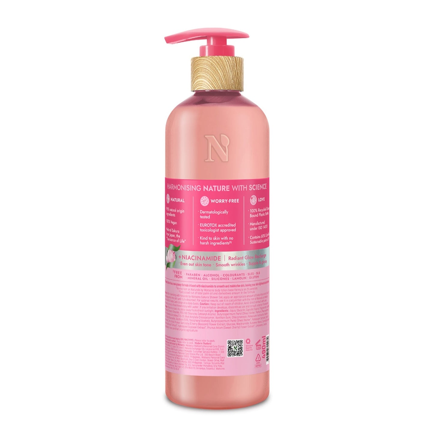 Naturals by Watsons Sakura Body Lotion 490ml