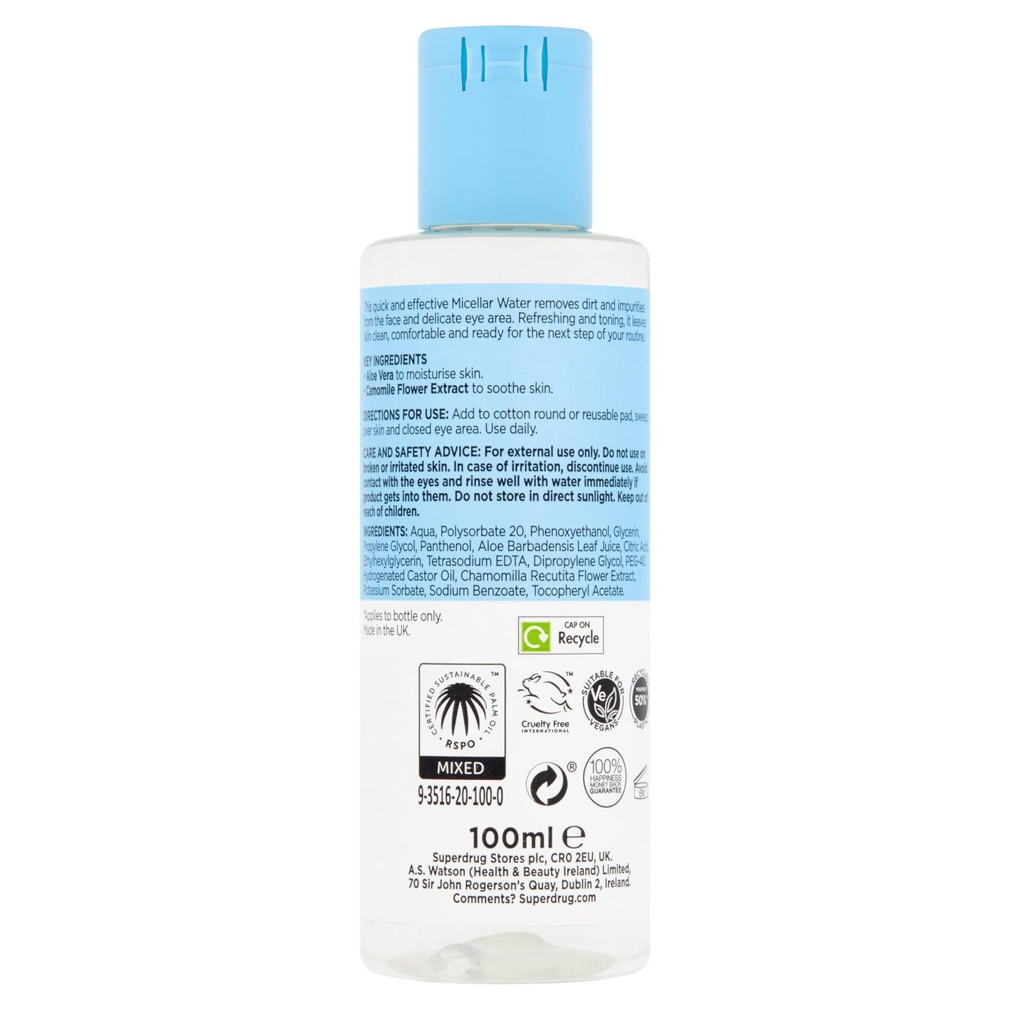 Superdrug B Micellar Water 100ml