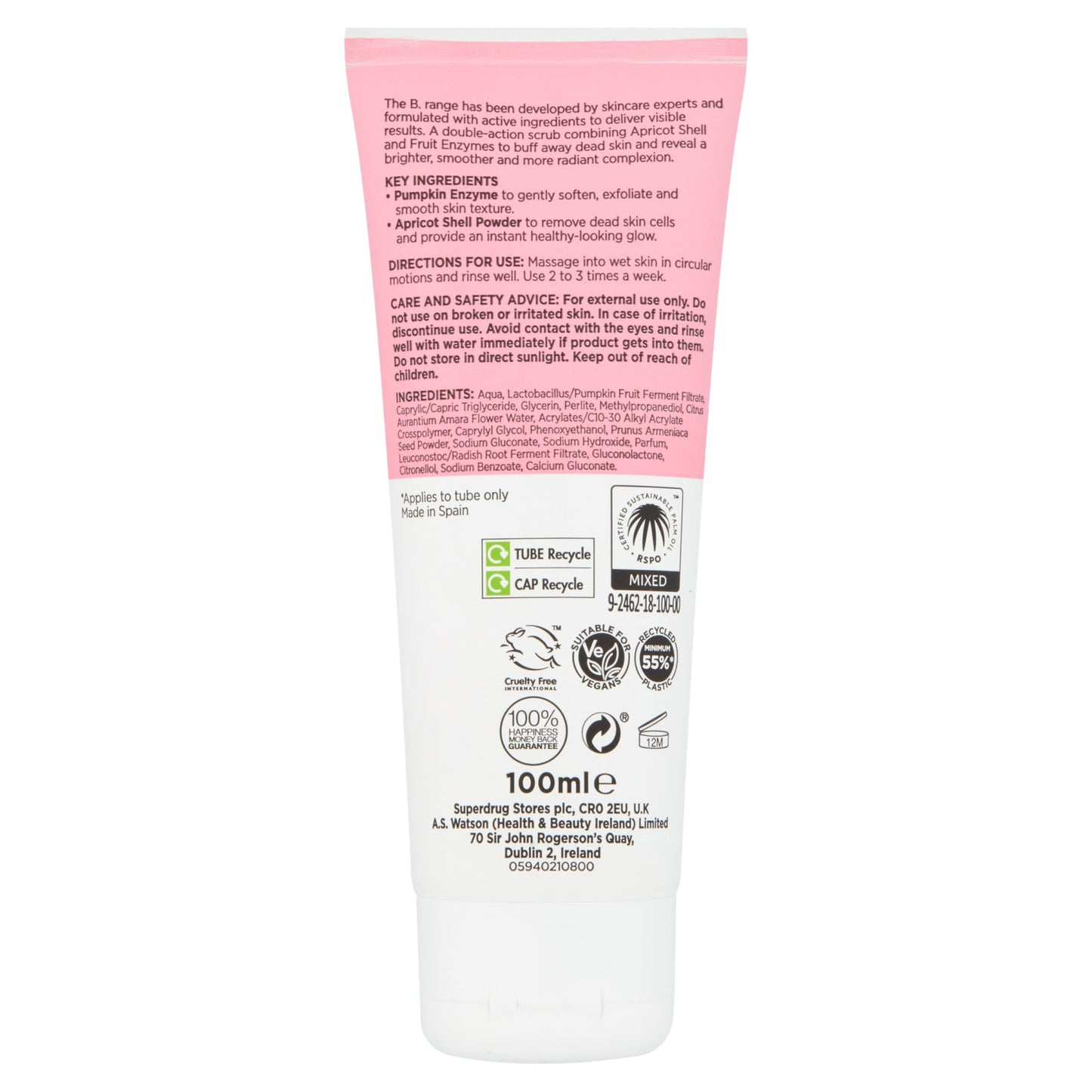 Superdrug B. Enzyme Facial Scrub