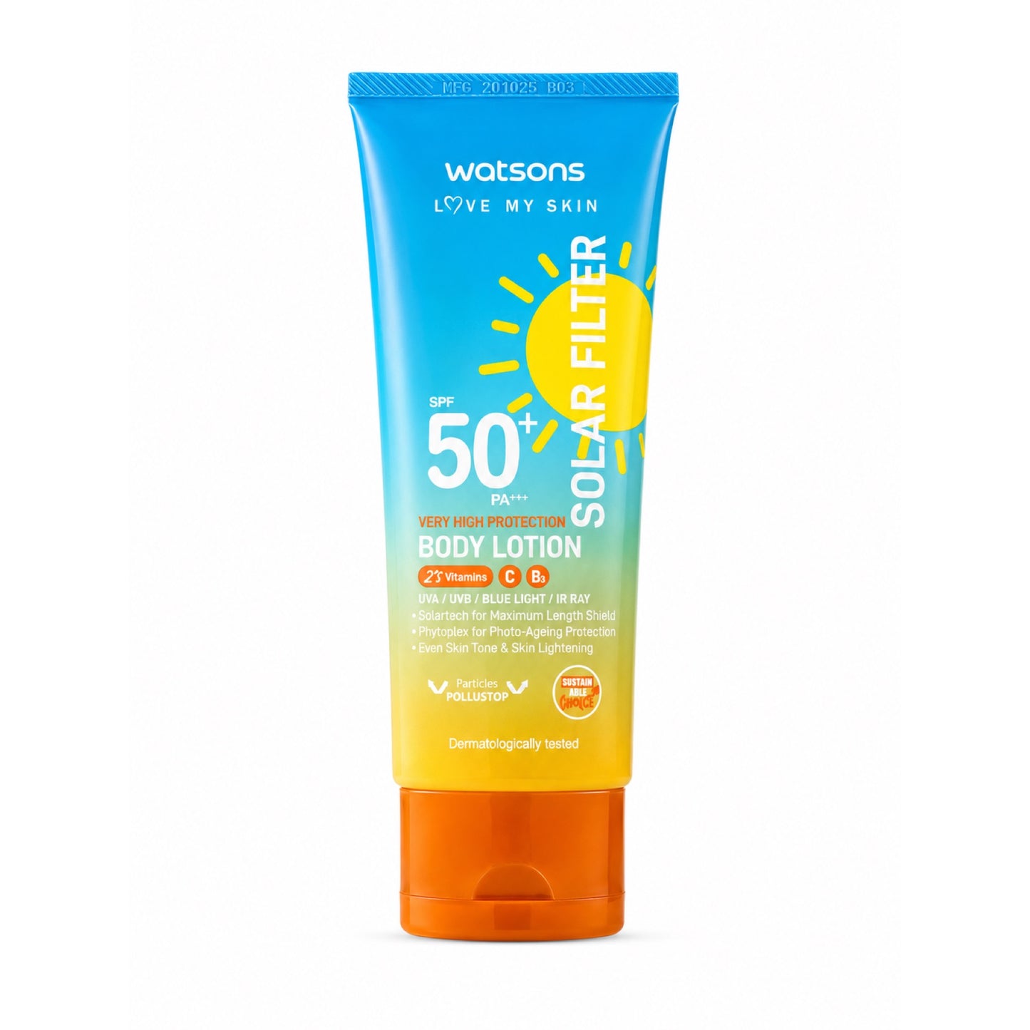 Watsons Love My Skin Solar Filter Very High Protection Body Lotion