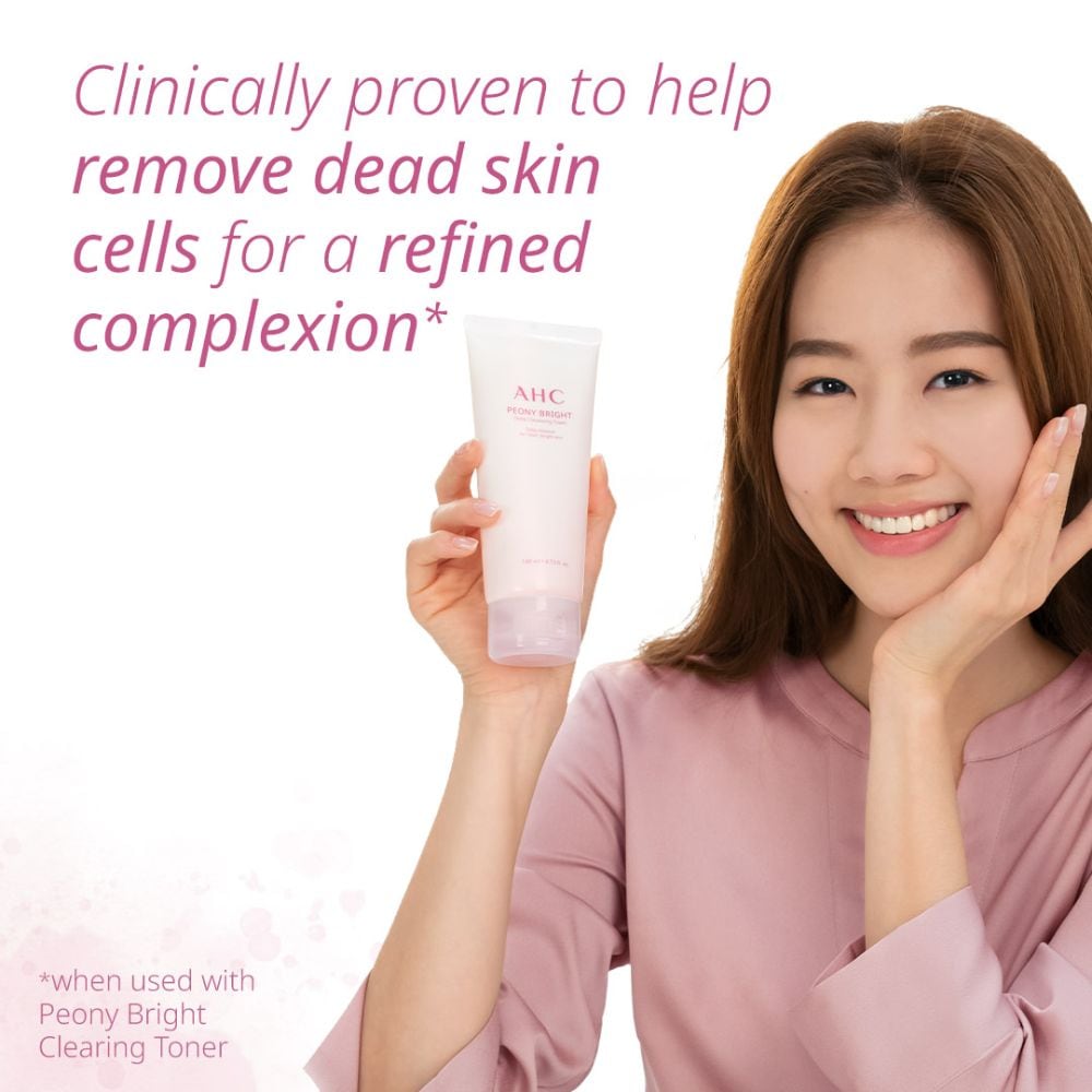 AHC Peony Bright Deep Foam Cleanser 140ml