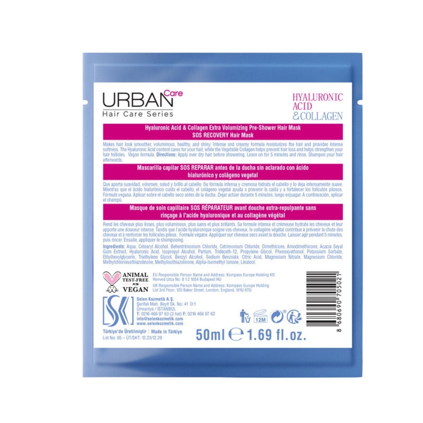 Urban Care HA & Collagen SOS Recovery Hair Mask