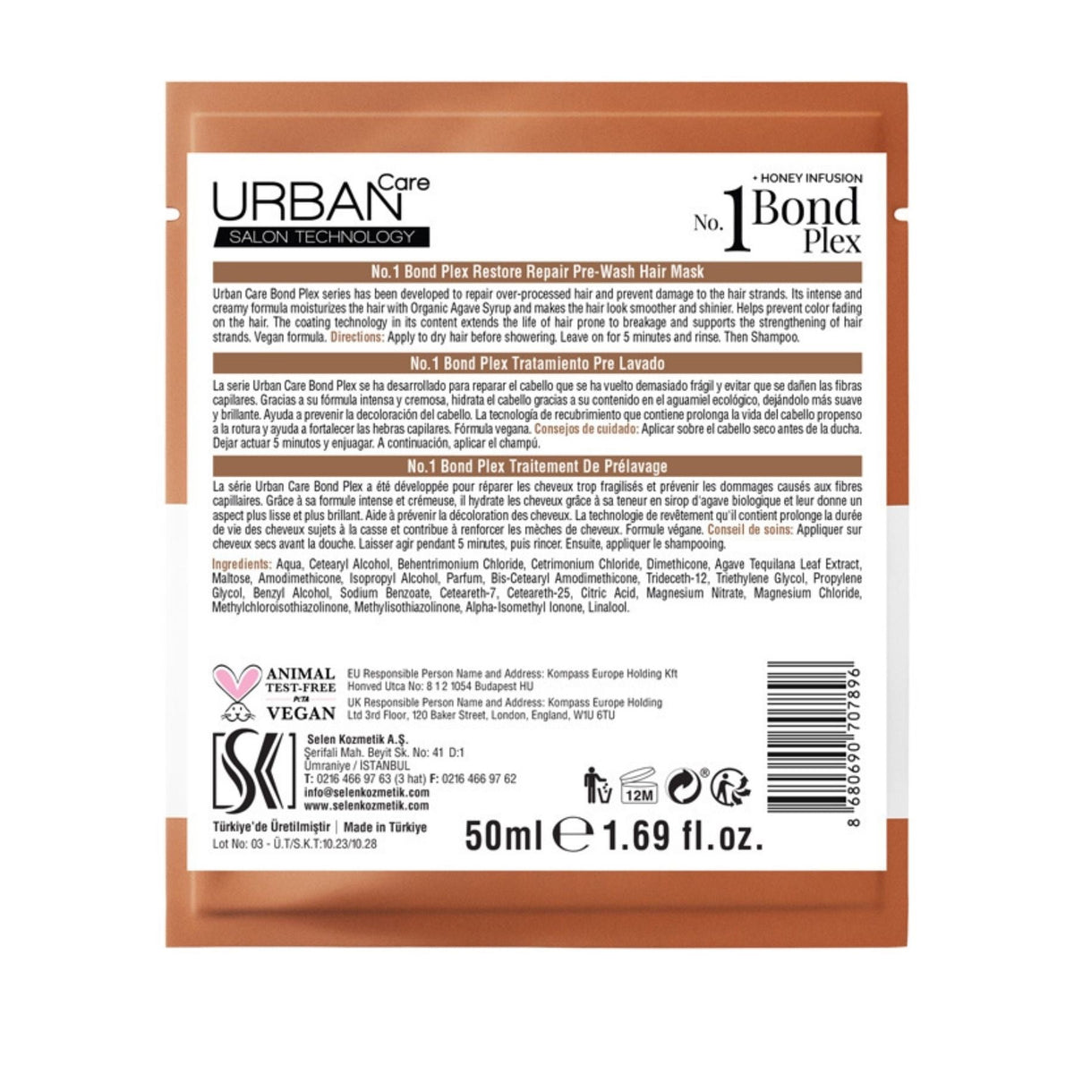 Urban Care No1 Bond Plex Prewash Treatment