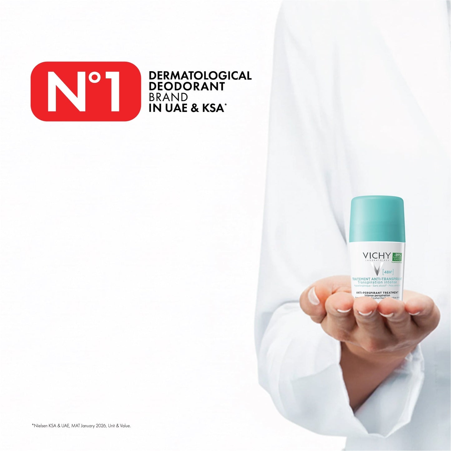 Vichy 48 Hours Anti Perspirant Deodorant Intensive Treatment 50ml