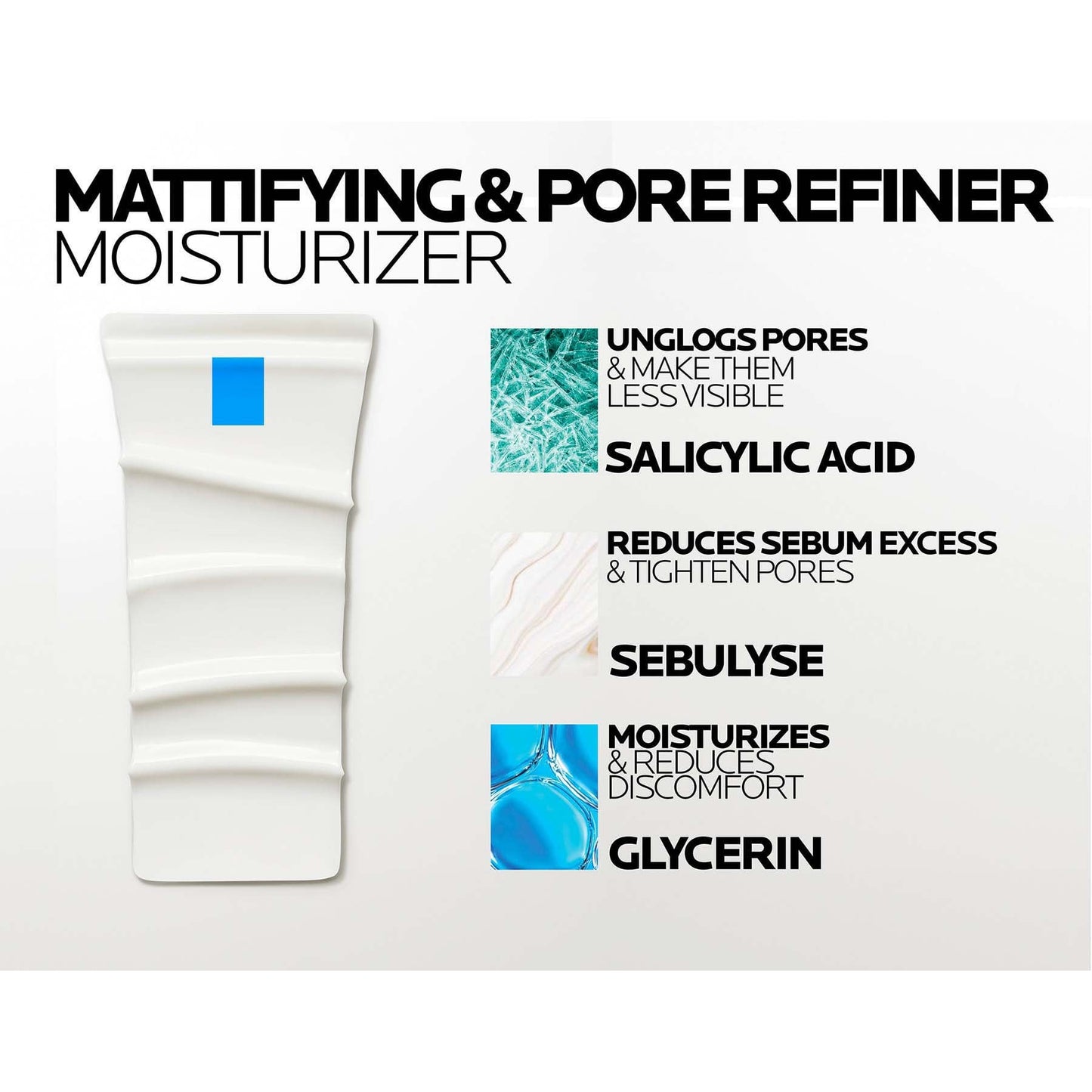 La Roche-Posay Effaclar Mat Mattifying Moisturiser for Oily Skin 40ml