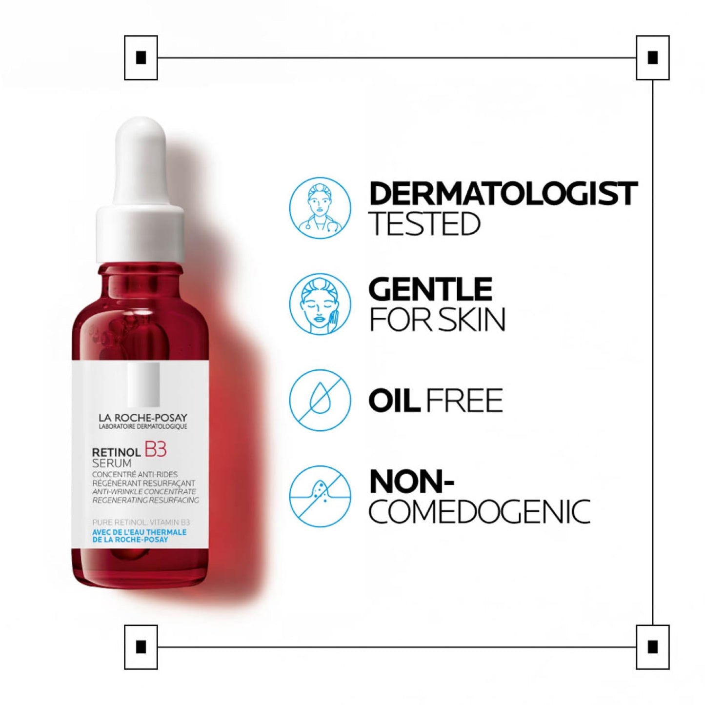 La Roche-posay B3 Retinol Serum to Regenerate and Resurface 30ml