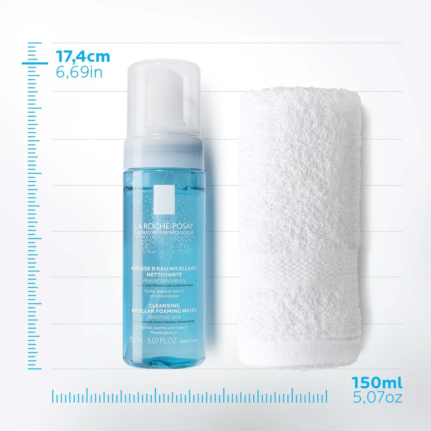 La Roche-posay Physiological Foaming Water for Sensitive Skin 150ml