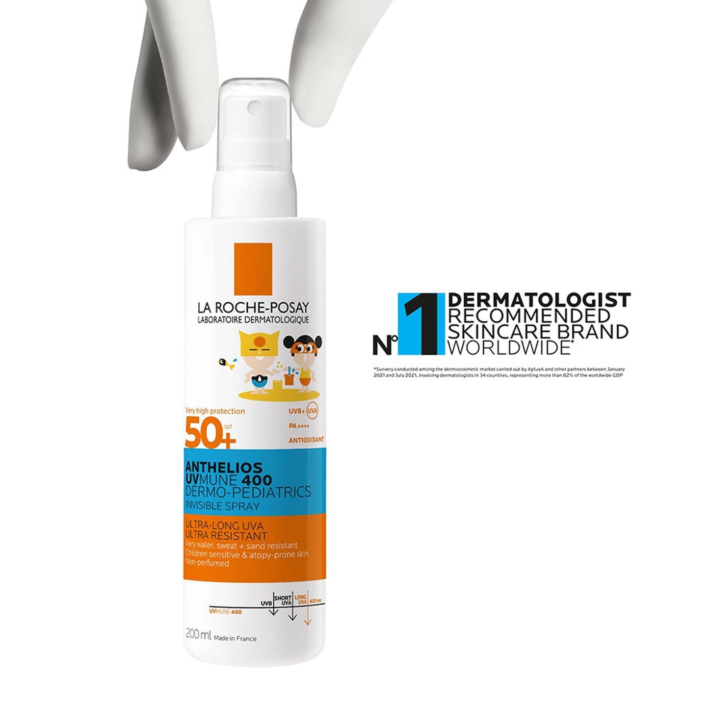 La Roche-posay Anthelios Uvmune400 Dermo-pediatrics Invisible Spray Spf50+ 200ml