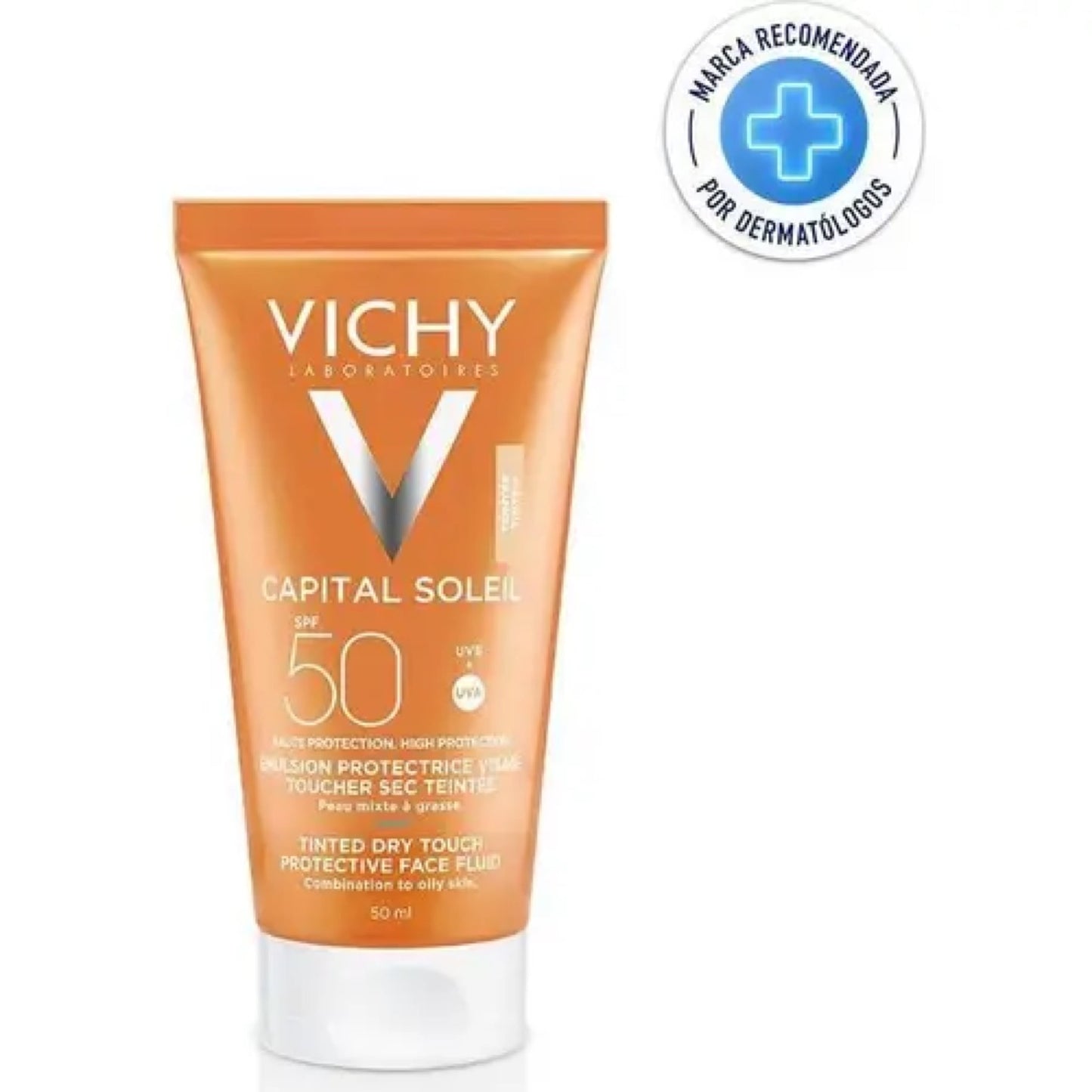 Vichy Capital Soleil Bb Anti Shine Tinted Sunscreen for Combination to Oily Skin Spf 50+ 50ml
