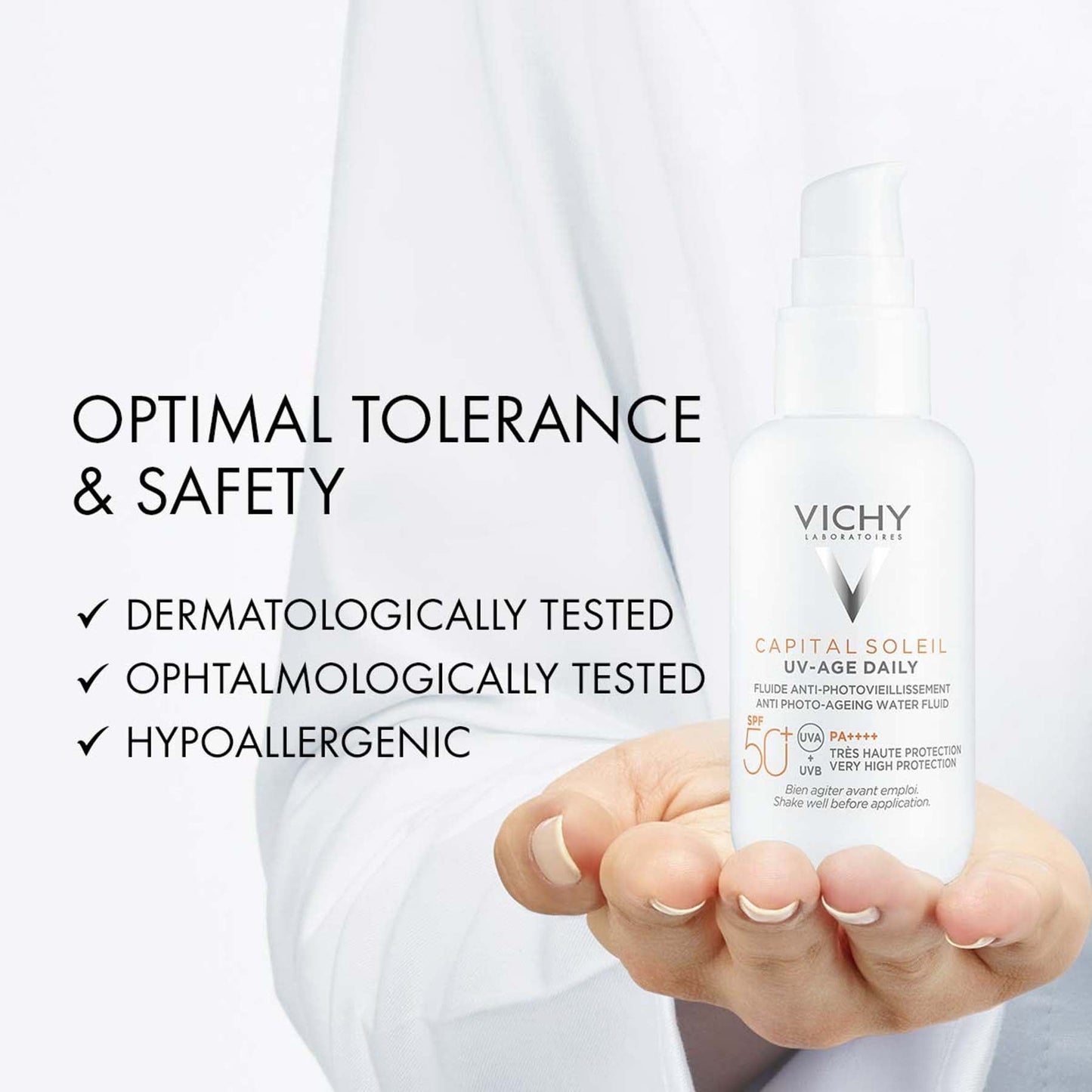Vichy Capital Soleil Uv - Age Anti Ageing Sunscreen Spf 50+ With Niacinamide 40ml