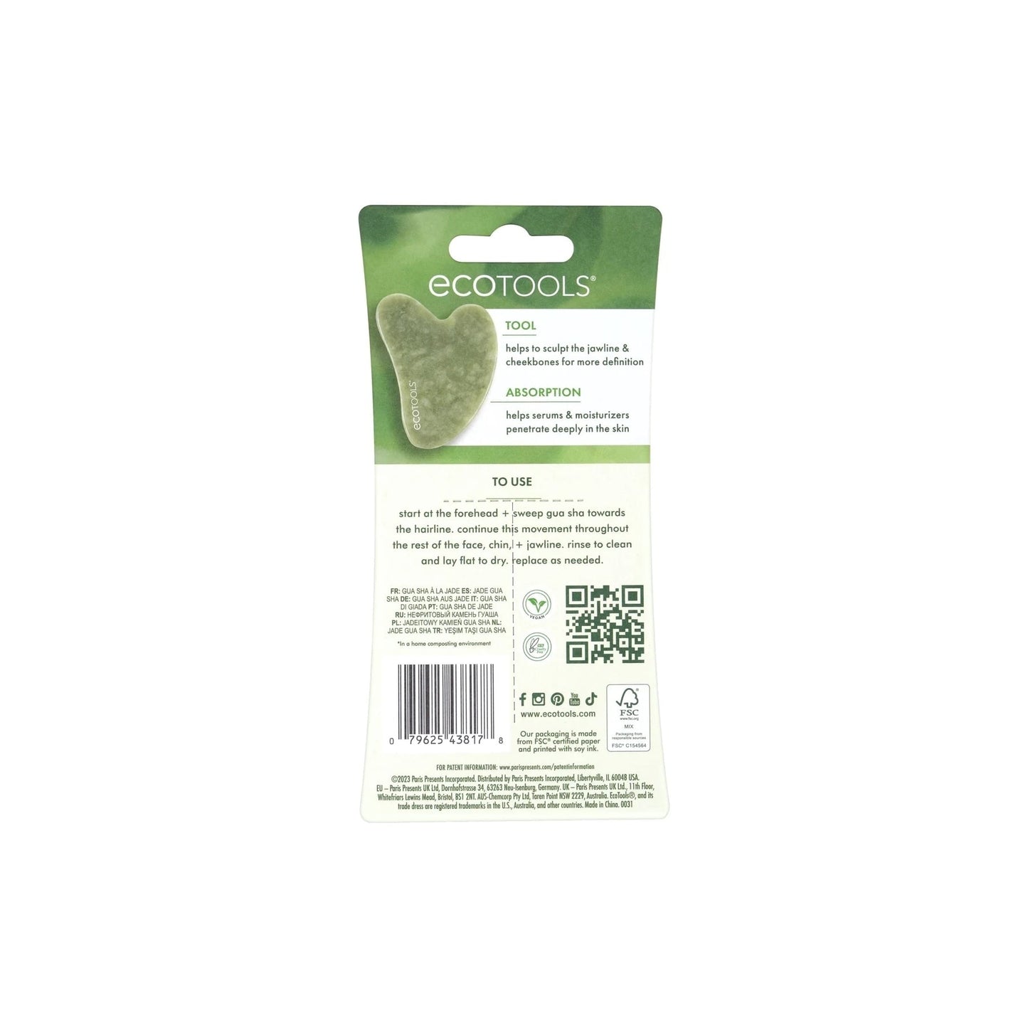 EcoTools Jade Gua Sha 1pc