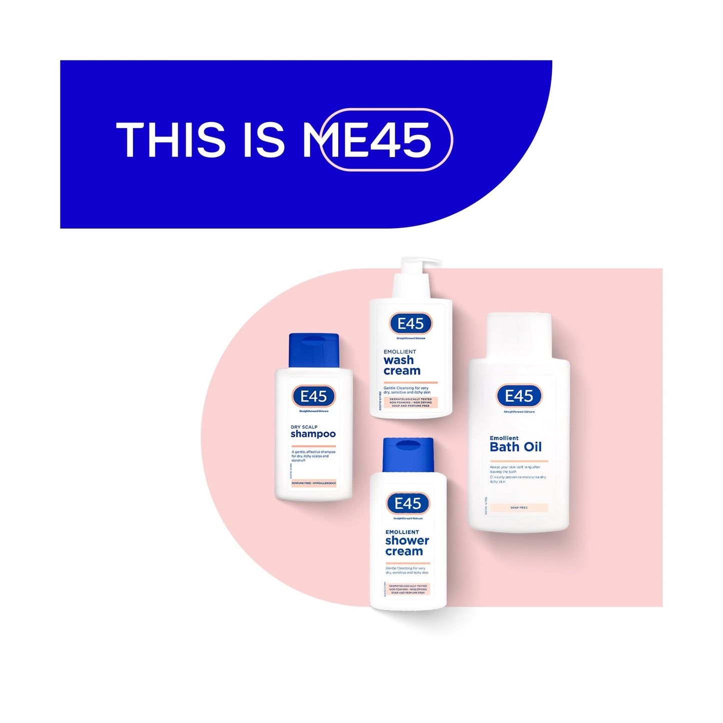 E45 Emollient Hand Wash Cream 250ml