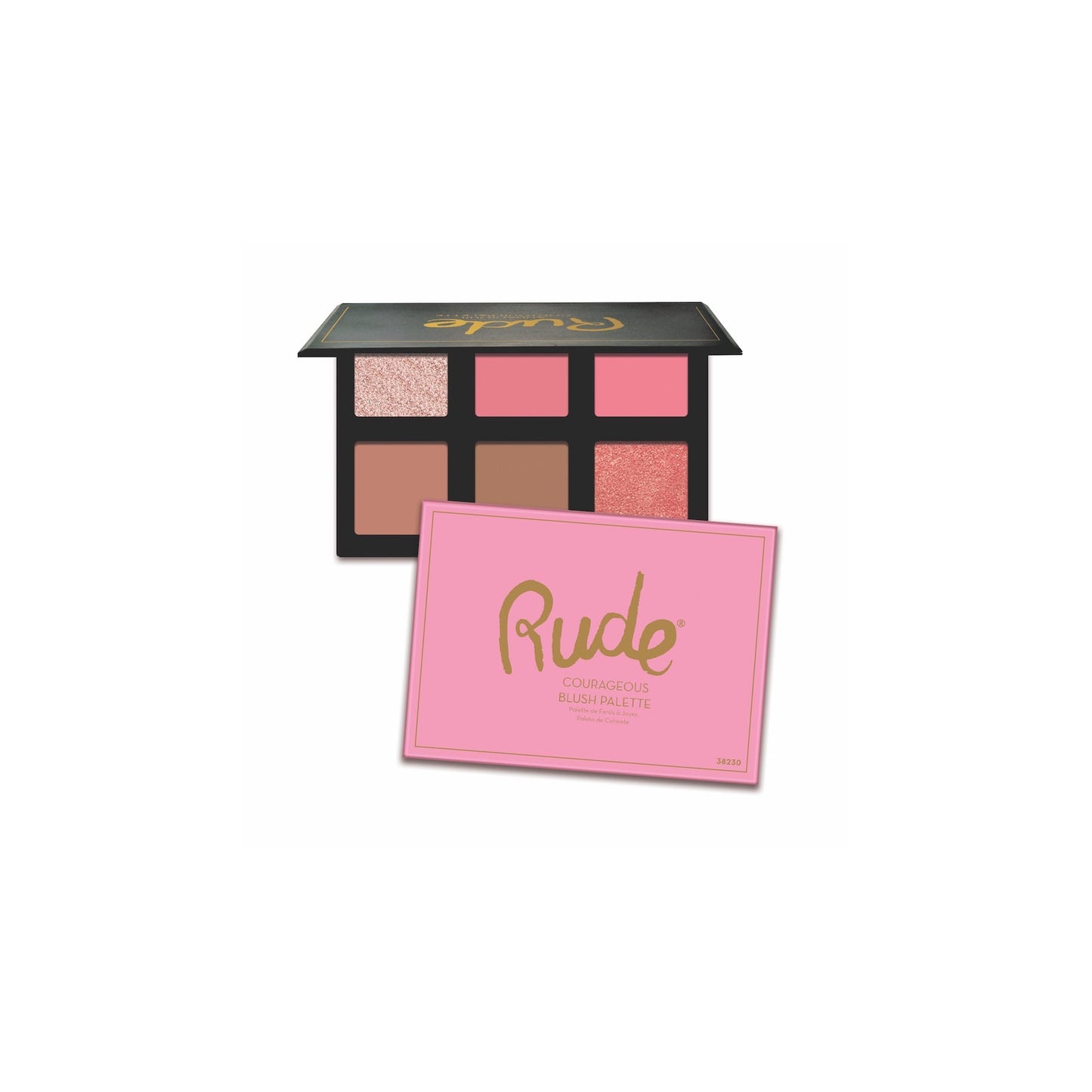 Rude Courageous Blush Palette