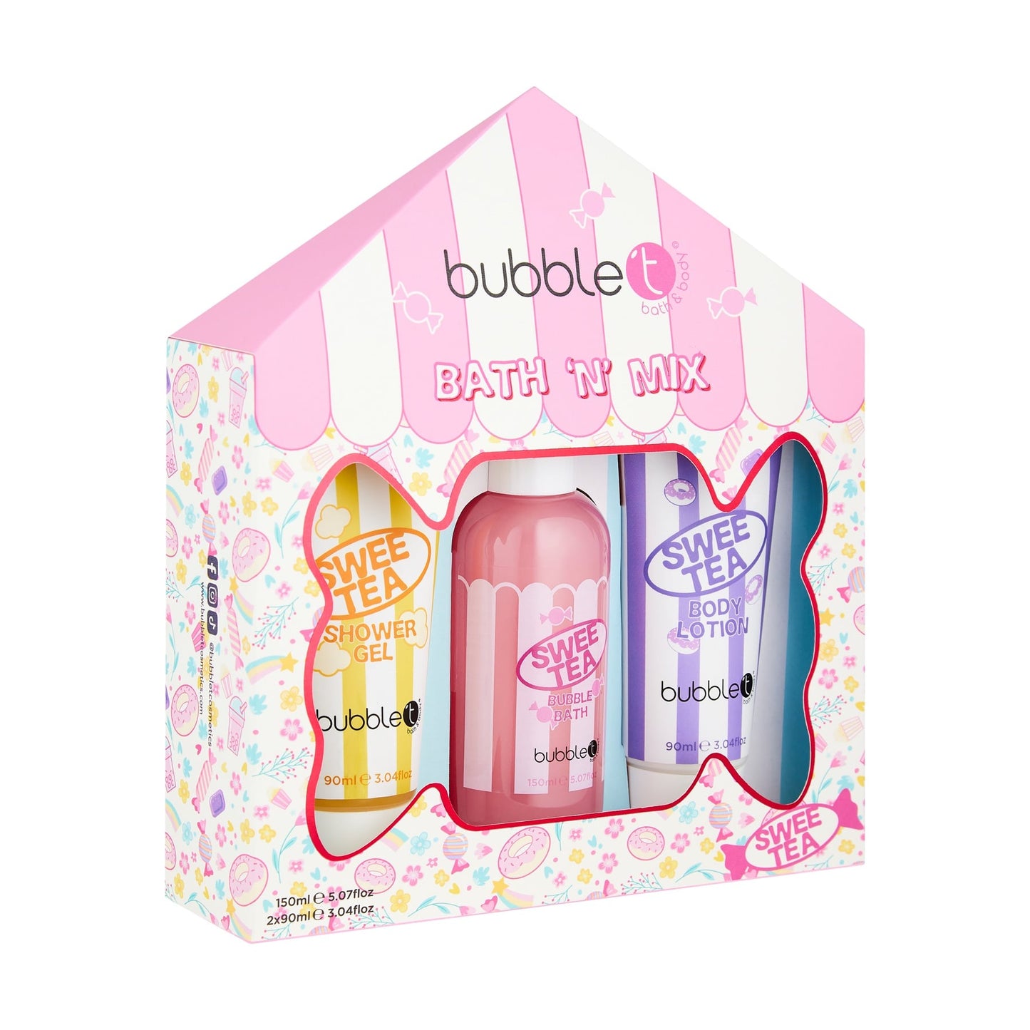 Bubble T Sweetea Bath shower set