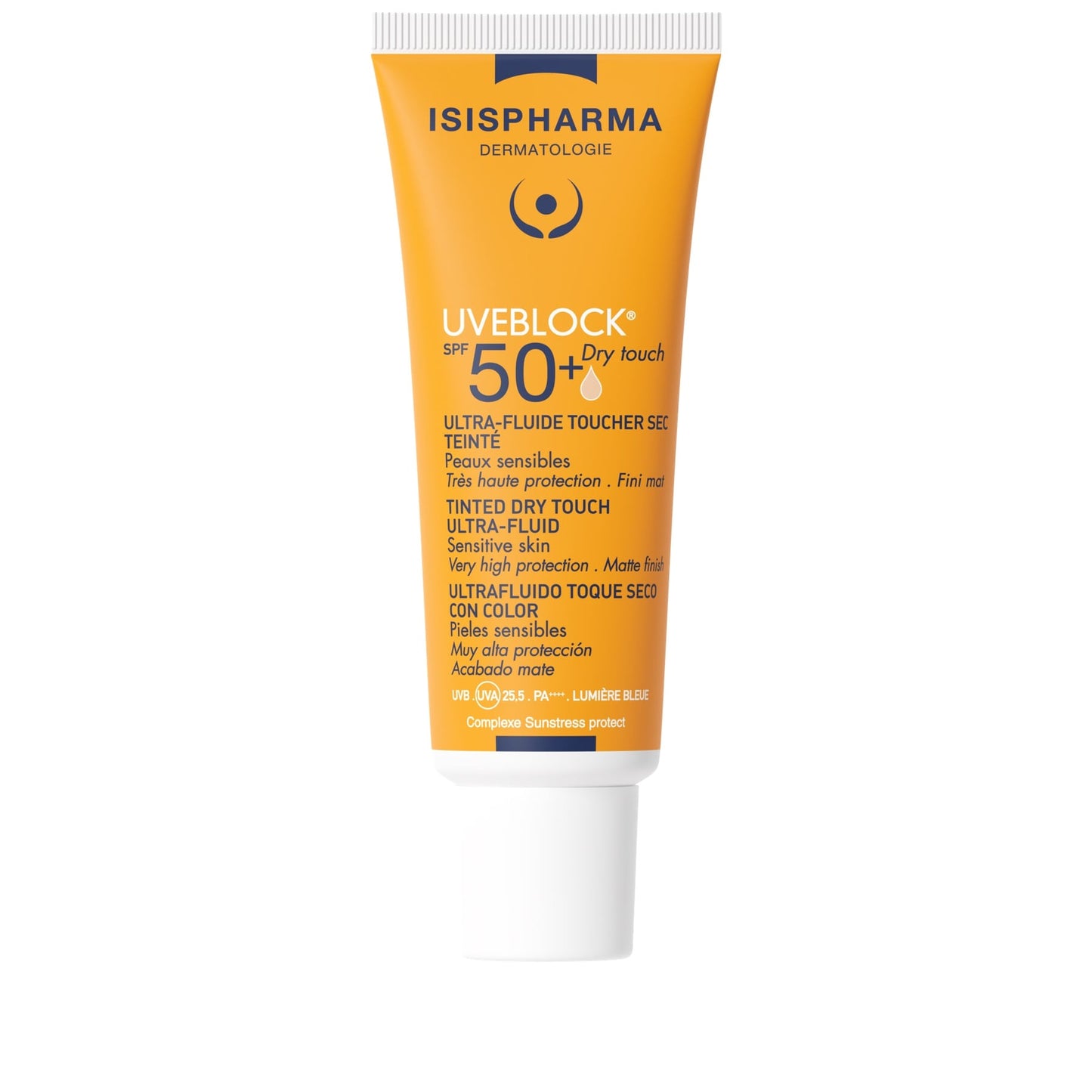 Isispharma Uveblock Spf50+ Dry Touch Light Tinted 40ml