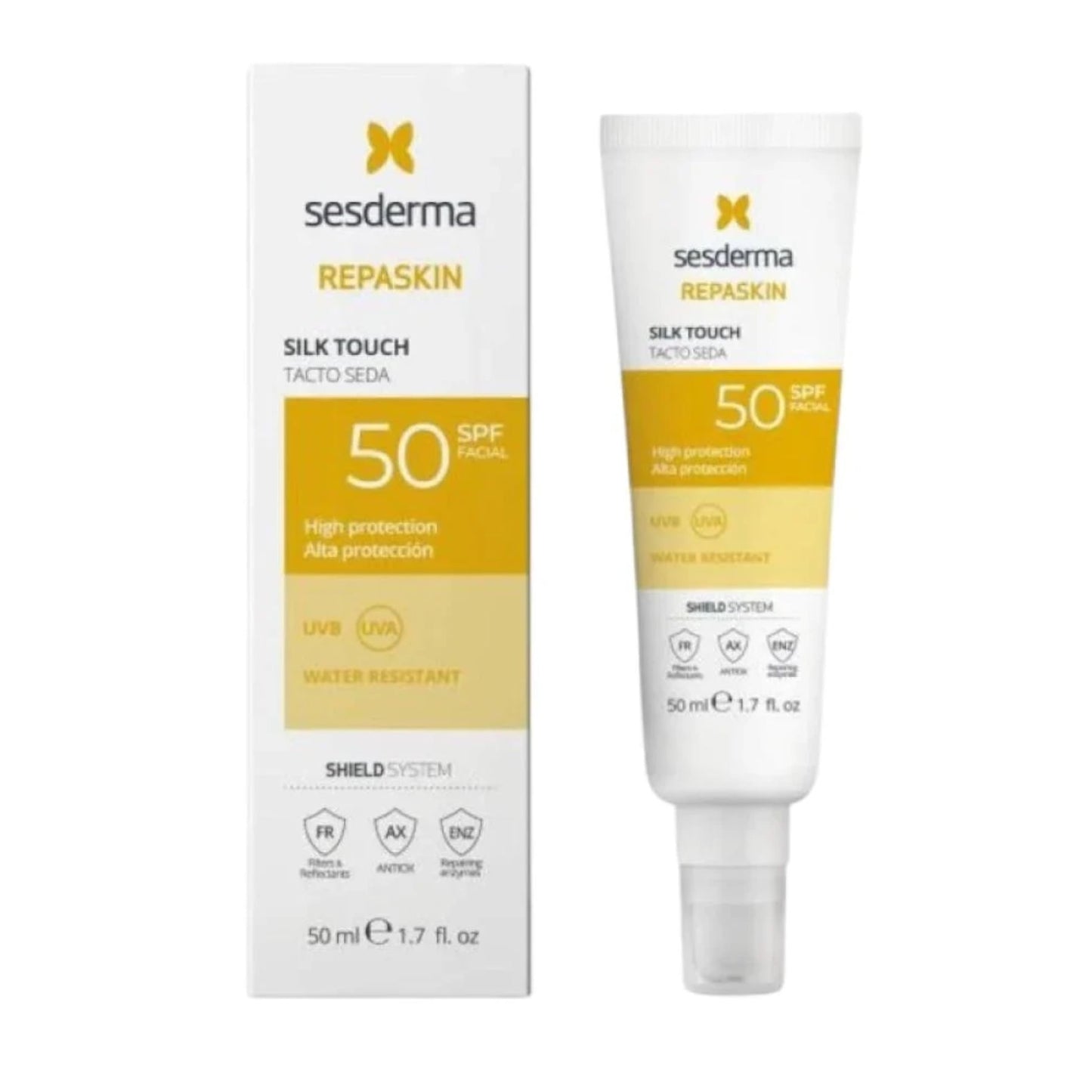 Sesderma Repaskin Silk Touch Face Sunscreen Spf50 50 Ml