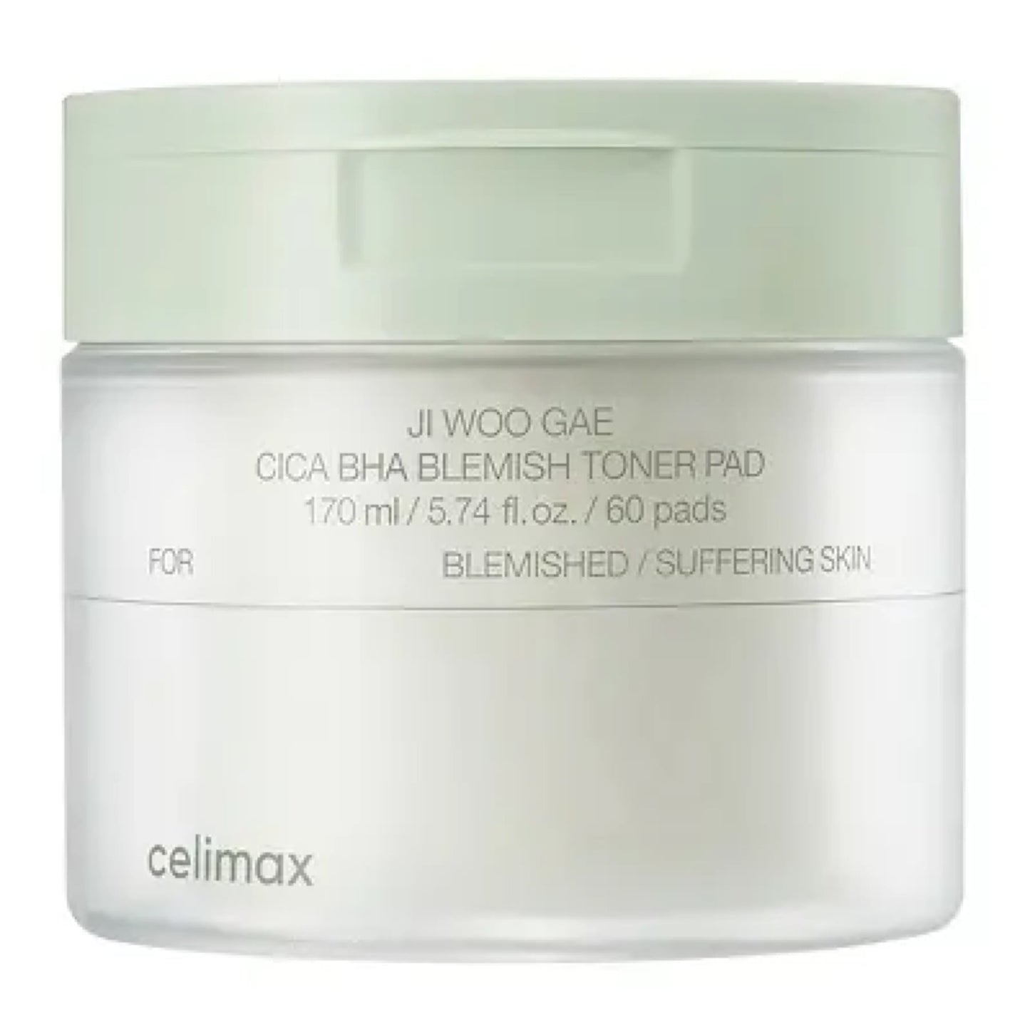 Celimax Ji Woo Gae Cica Bha Blemish Toner Pad (60pads)