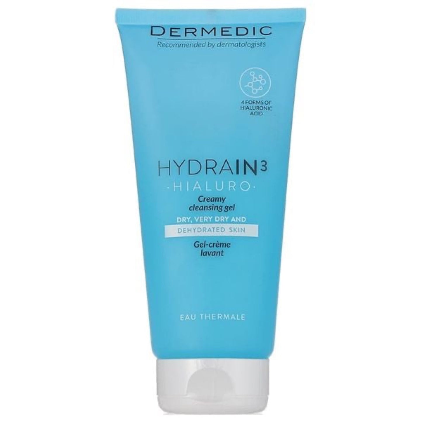 Hydrain 3 Hialuro Creamy Cleansing Gel 200 Ml - Dermedic