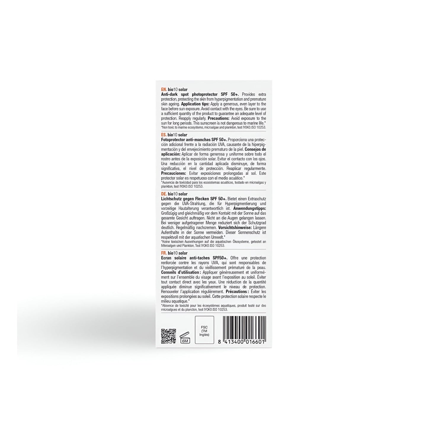 Bella Aurora Bio 10 Forte Anti-Dark Spots Sunscreen SPF50+ Niacim