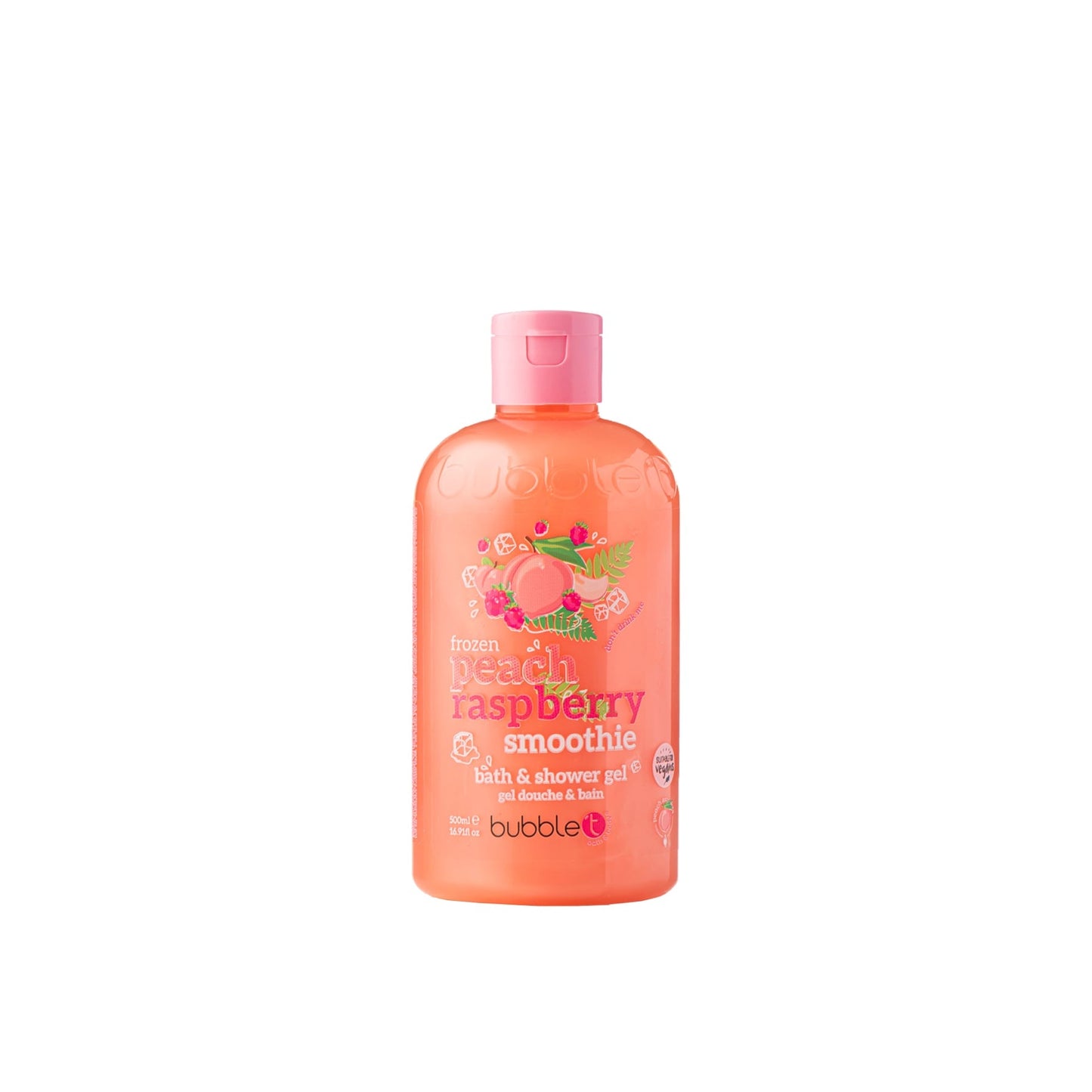 Bubble Tea Bath & Shower gel in peach and raspberry