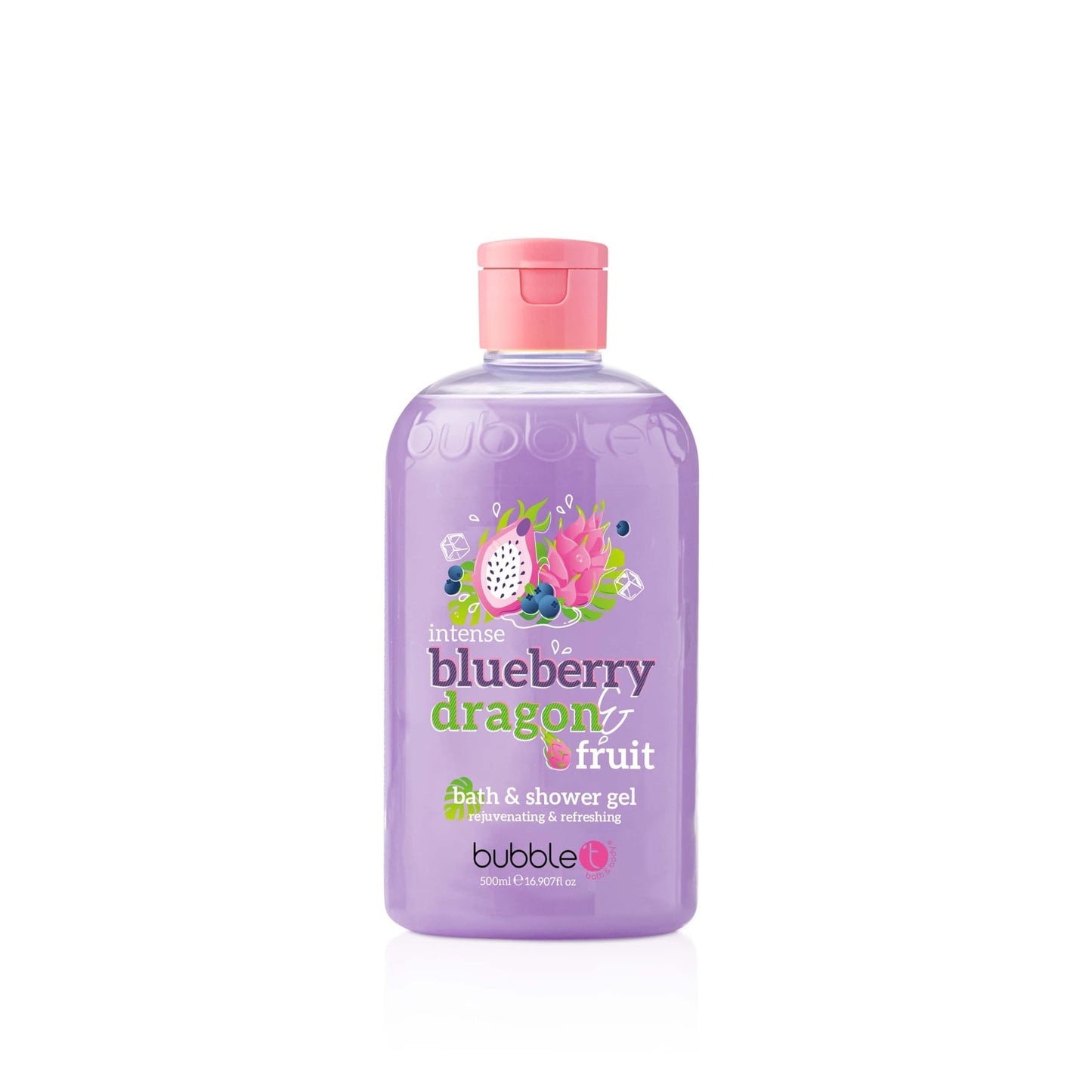 Bubble Tea Bath & Shower gel in blueberry & dragonfruit