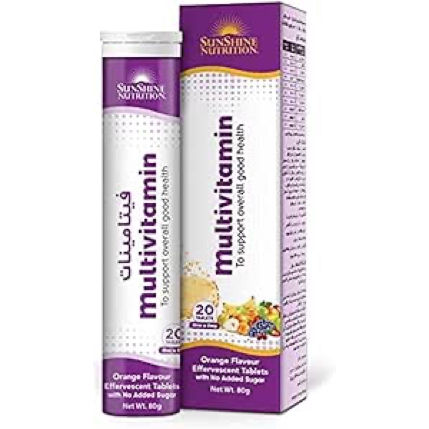 Sunshine Nutrition Multivitamins Effervescent 20 Tablets