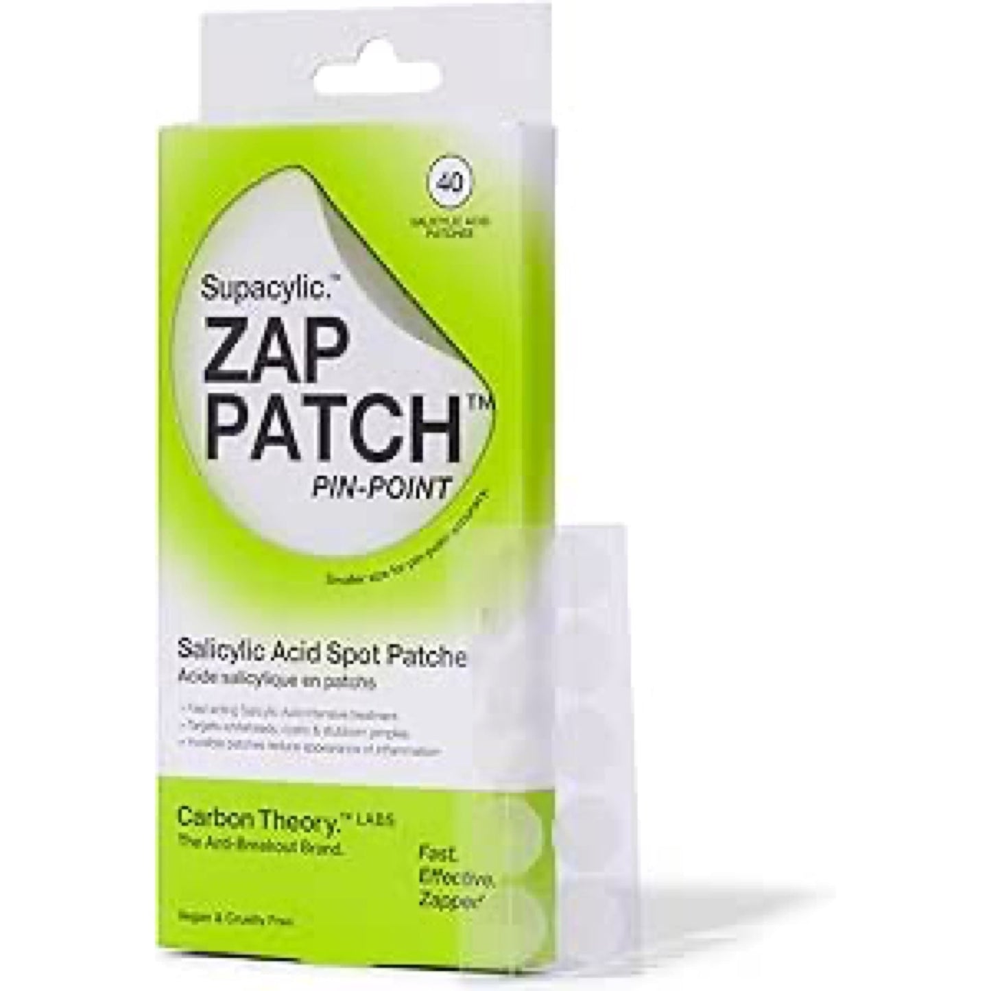 Carbon Theory Supacylic Pin Point Zap Patch