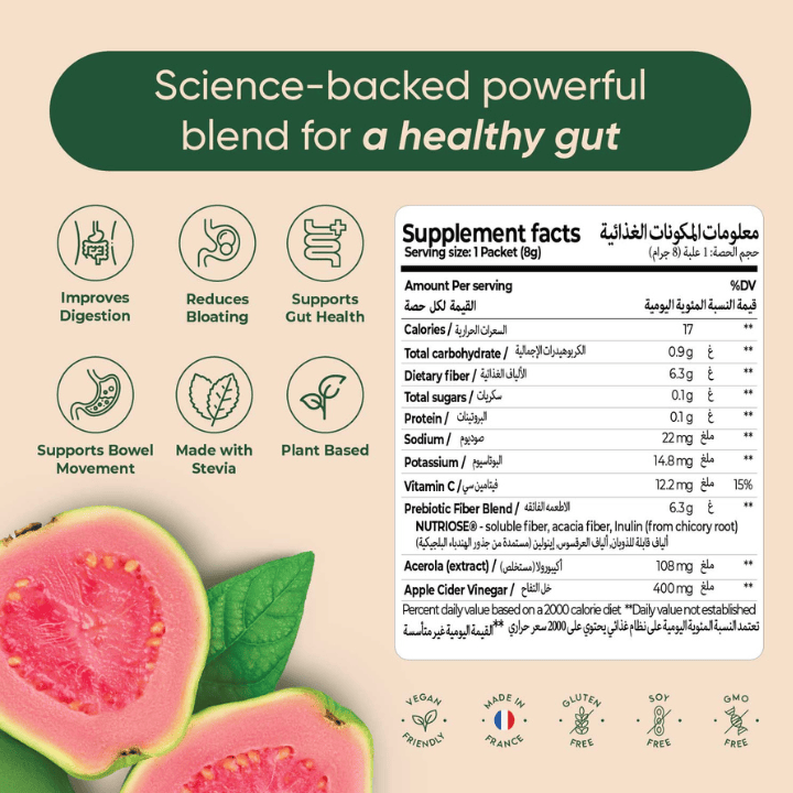 Rite Gut Health Prebiotic Drink Mix Box of 15 Sachets