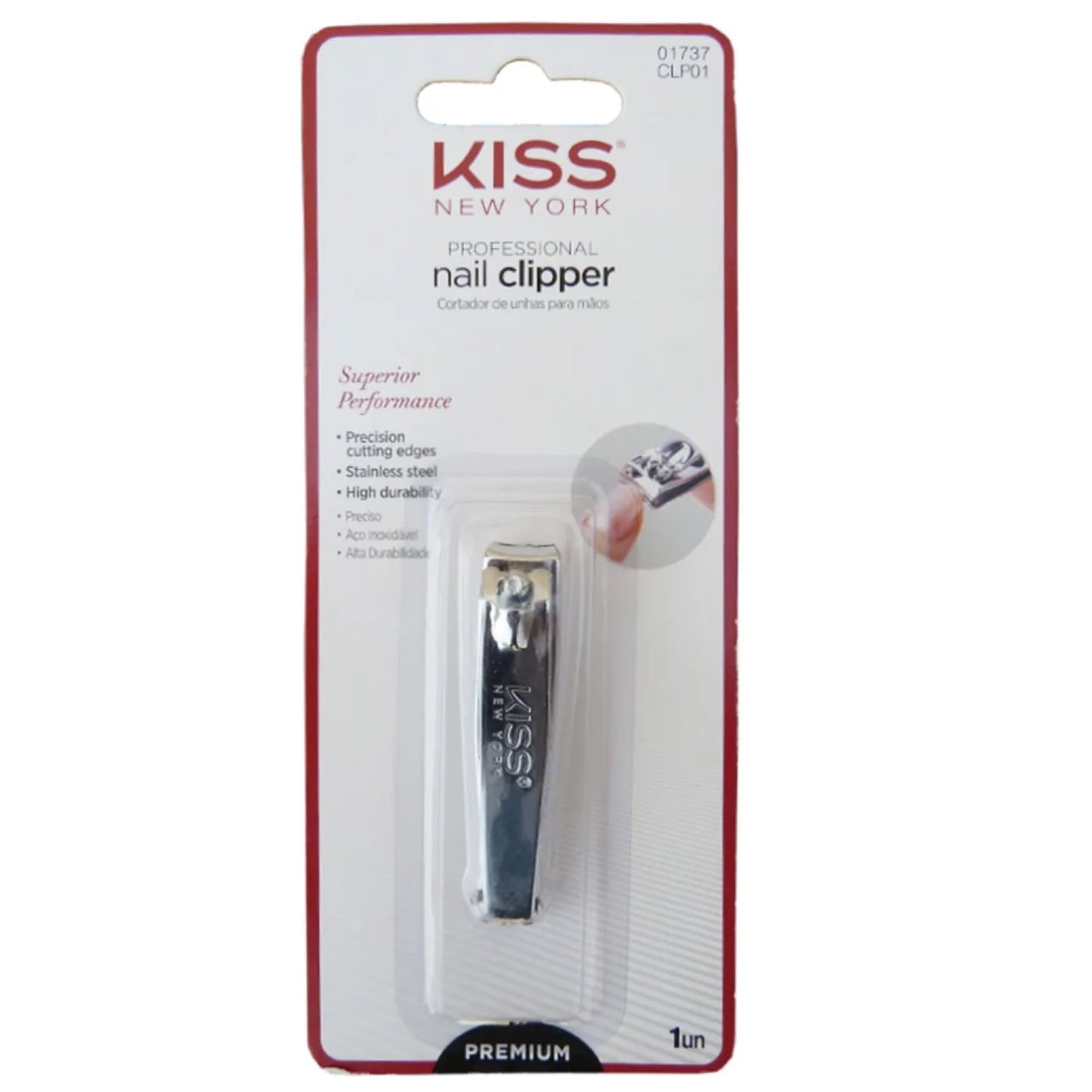 Kiss Precision Nail Clipper - Silver