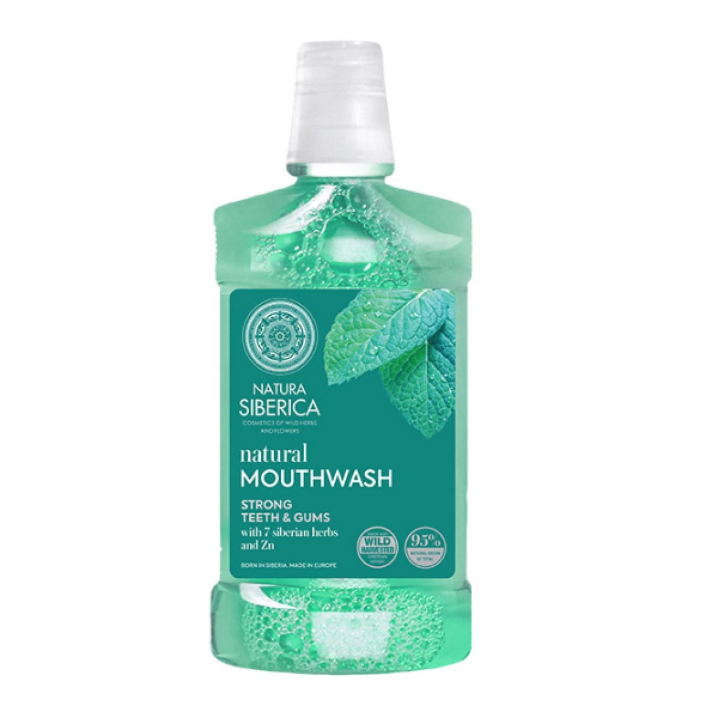 Natura Siberica Natural Mouthwash With 7 Siberian Herbs & Zinc, 520ml