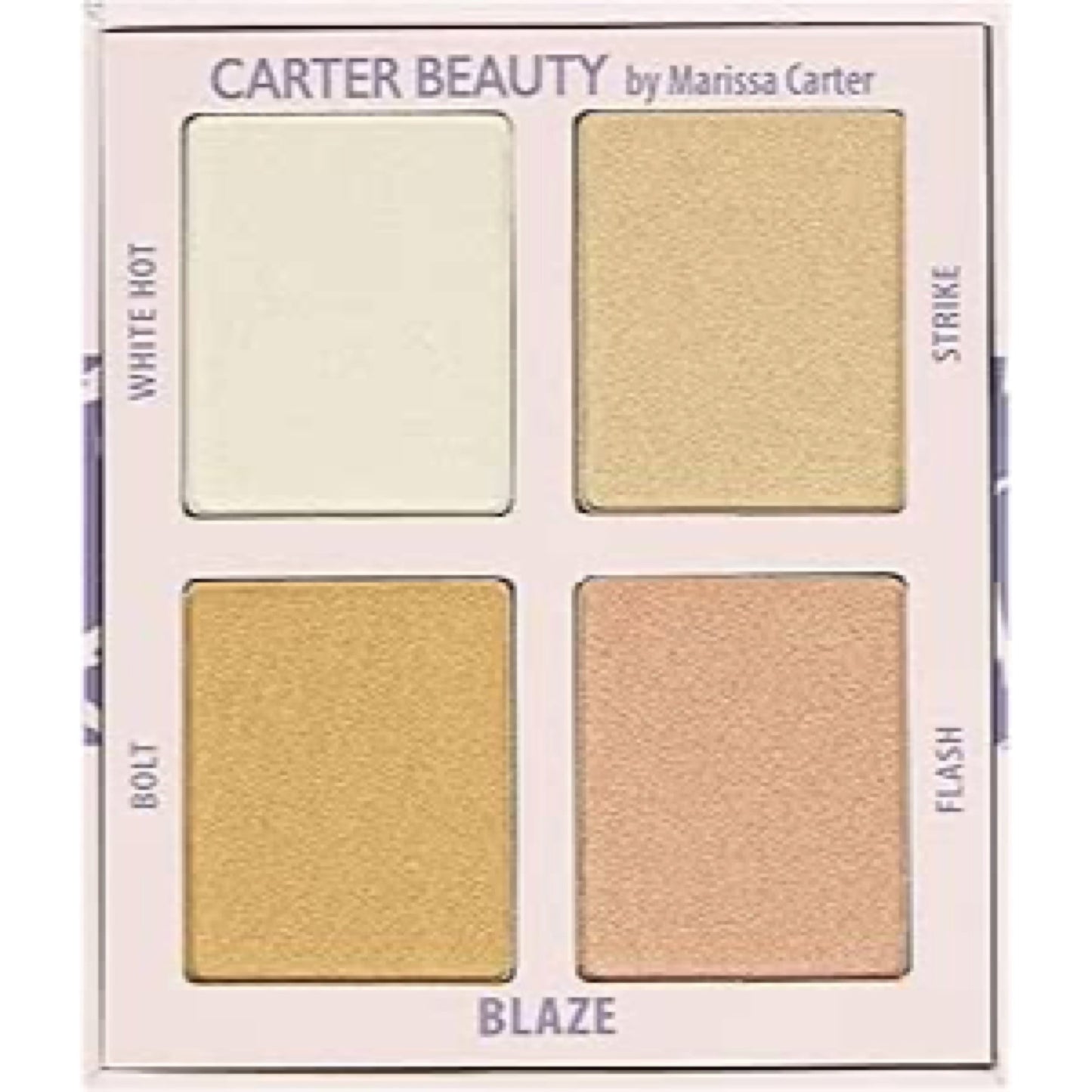 Carter Beauty Mini Highlighter Palette, Blaze