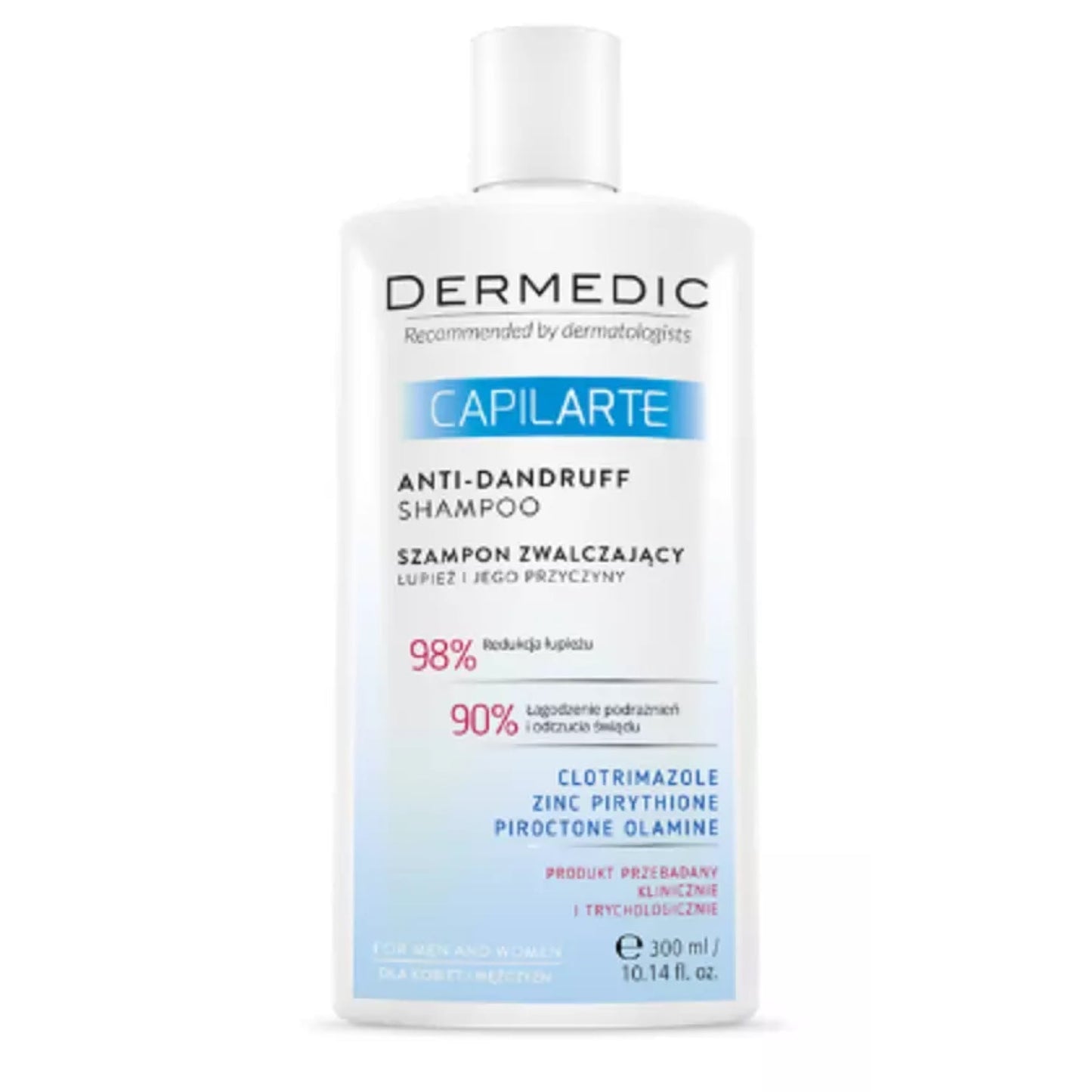 Dermedic Shampoo Anti Dandruff Fungal Reduces Itching Soothes Irritation 300 Ml