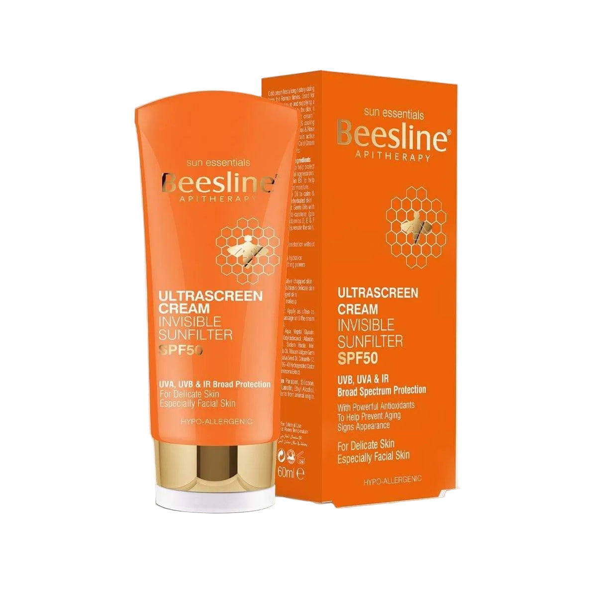 Beesline Ultrascreen Invisible Sunfilter Cream Spf50