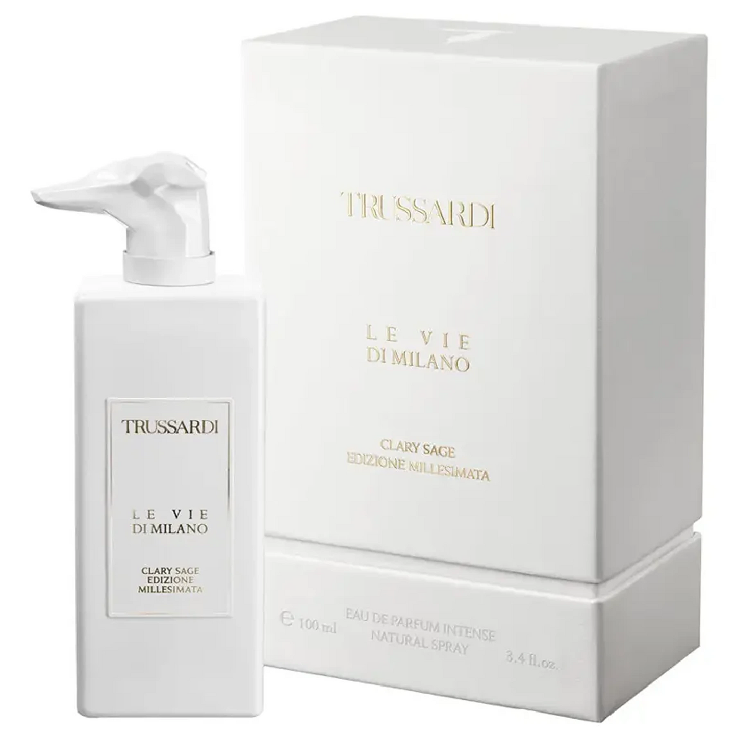 Trussardi Le Vie Di Milano Clary Sage Edizione Millesimata Eau De Parfum Intense 100ml