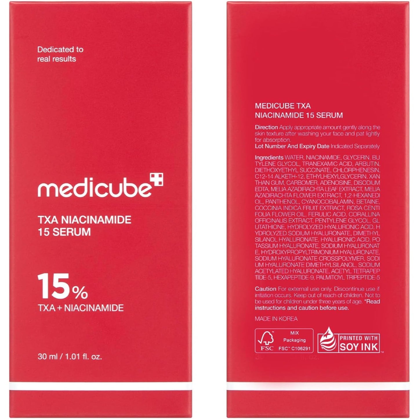 Medicube TXA + Niacinamide 15% Glow Facial Serum