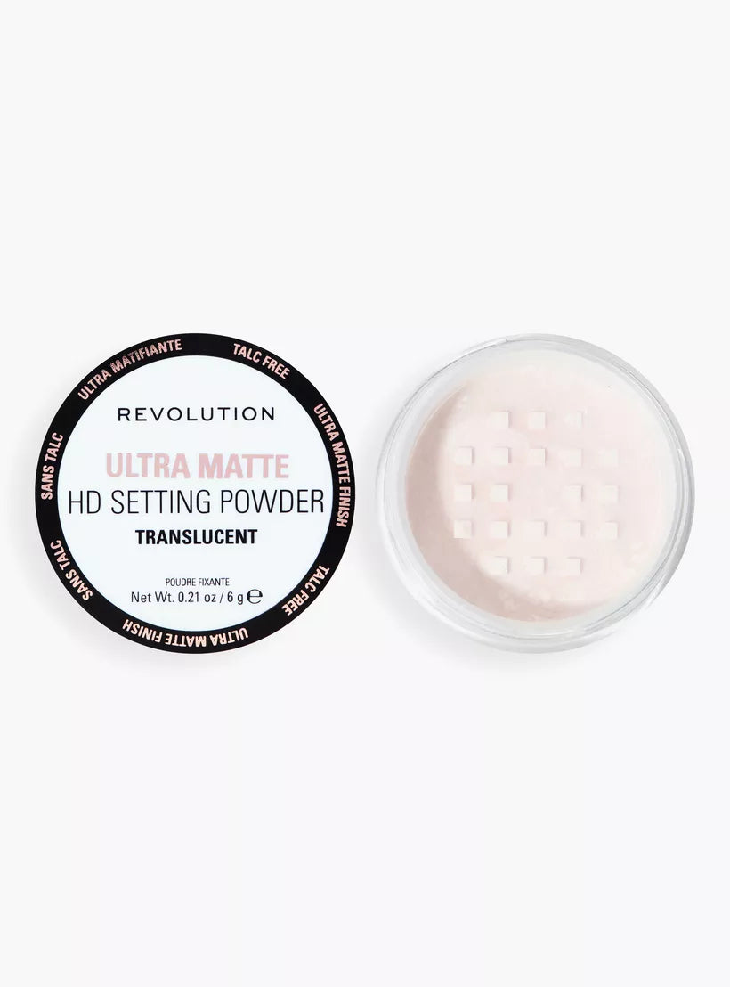 Revolution Ultra Velvet Hd Matte Loose Setting Powder