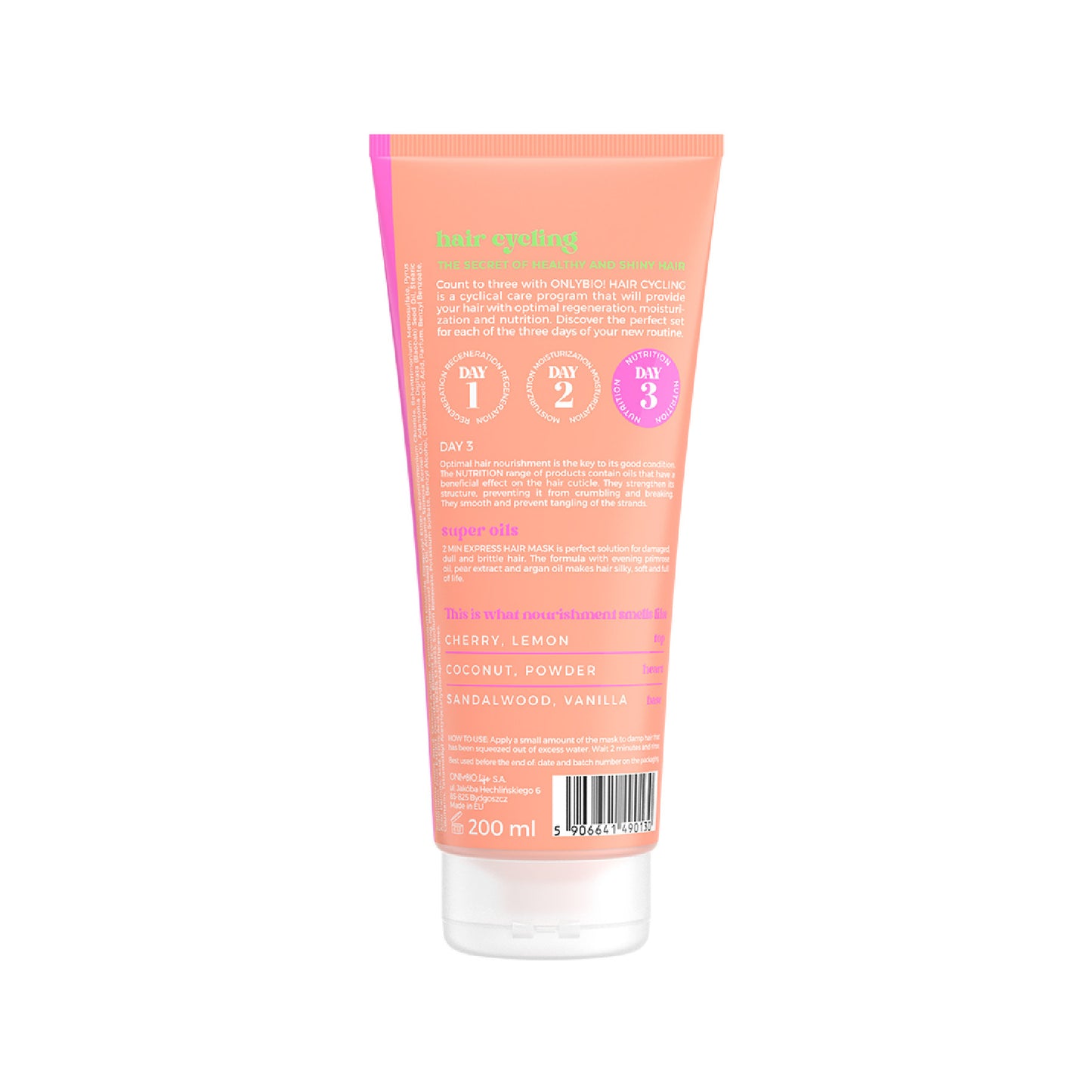 Onlybio Hair Cycling Nutrition 2min Express Hair Mask 200ml