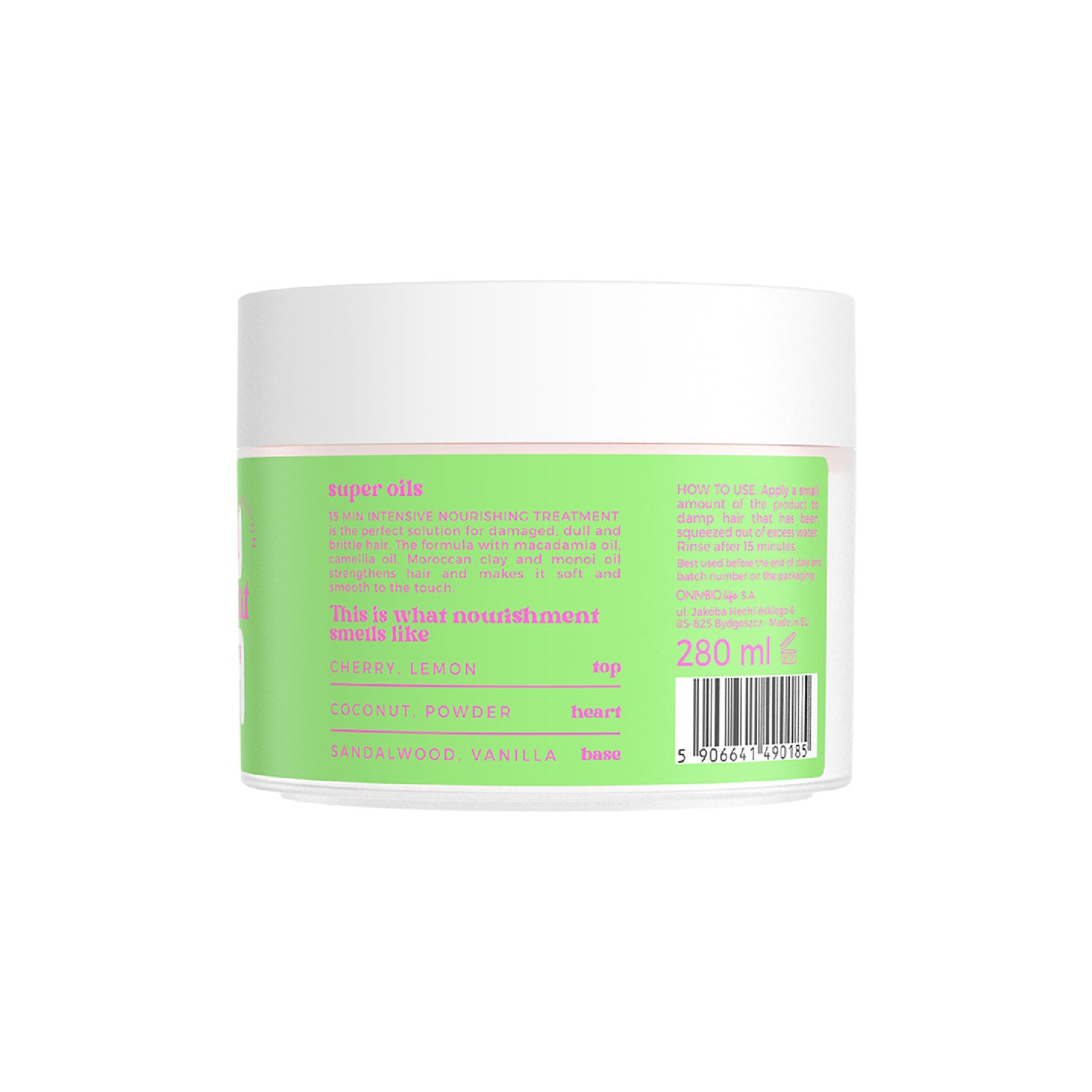 Onlybio Hair Cycling Nutrition 15min Treatment Intensely Nourishing Hair Mask 280ml