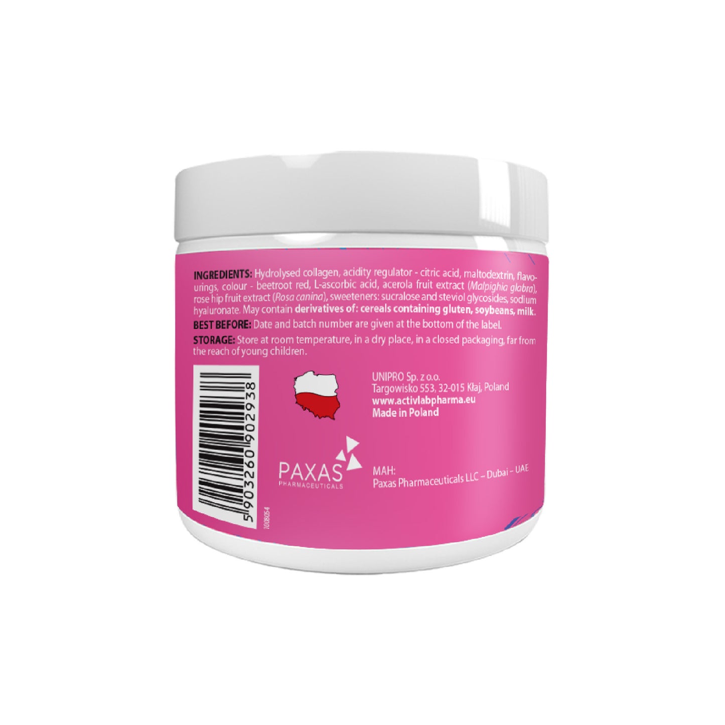 Activlab Collagen Skin Beauty Raspberry-strawberry Flavour 200g