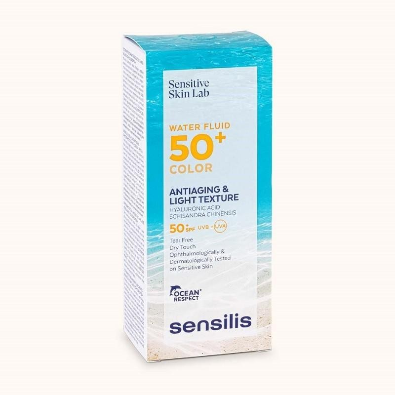 Sensilis Sensitive Skin Water Fluid Teinte Spf50+ 40ml