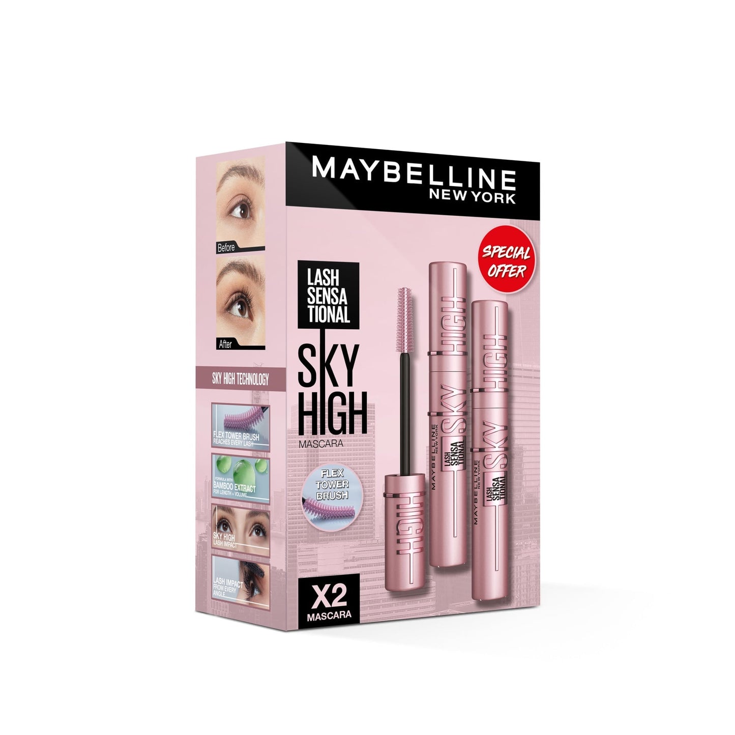 Maybelline Sky High 2 Mascara Set