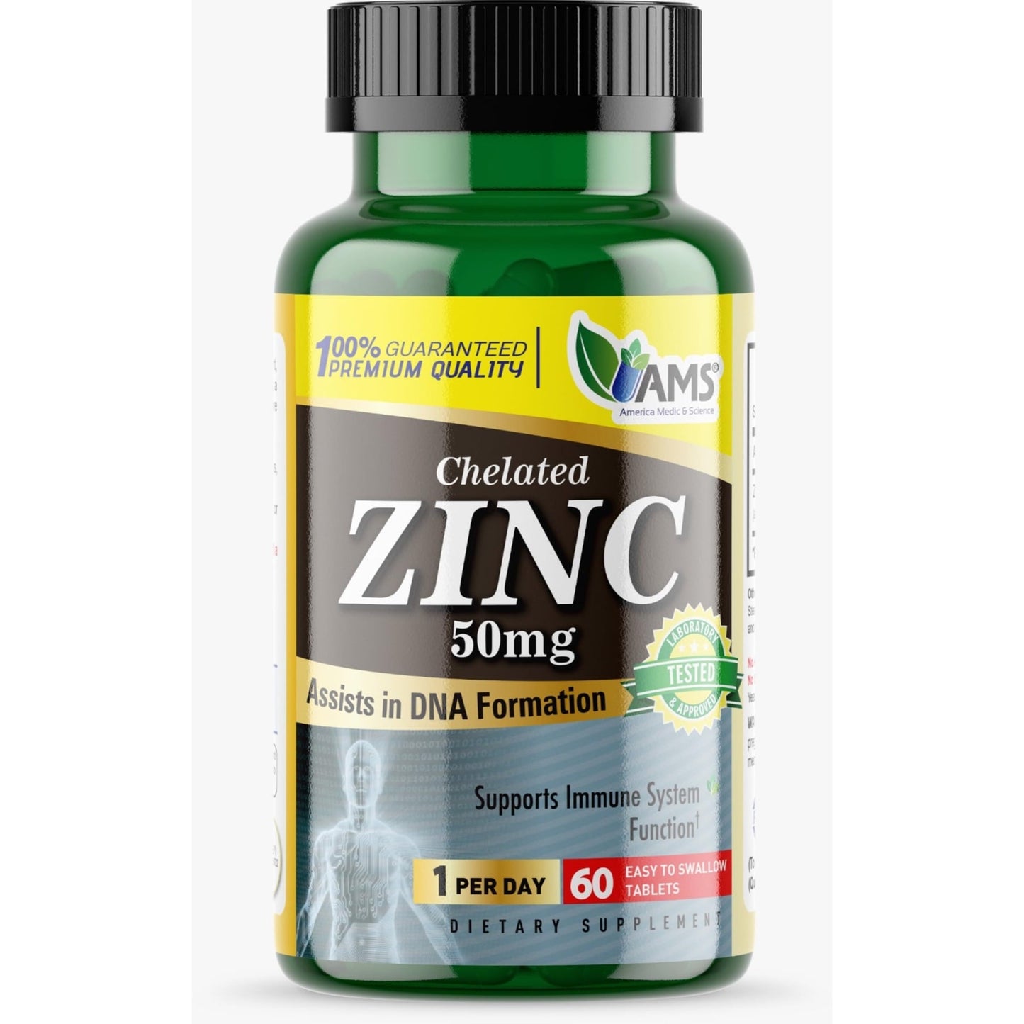 AMS Zinc 50 Milligrams 60 Tablets