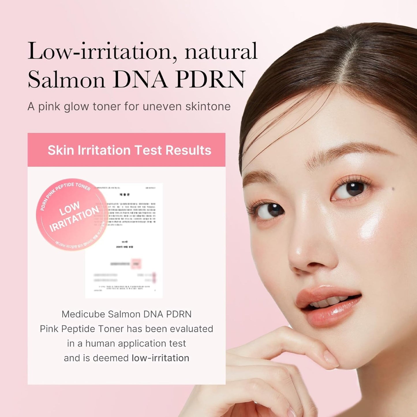 Medicube Salmon DNA PDRN Pink Cica Soothing Toner