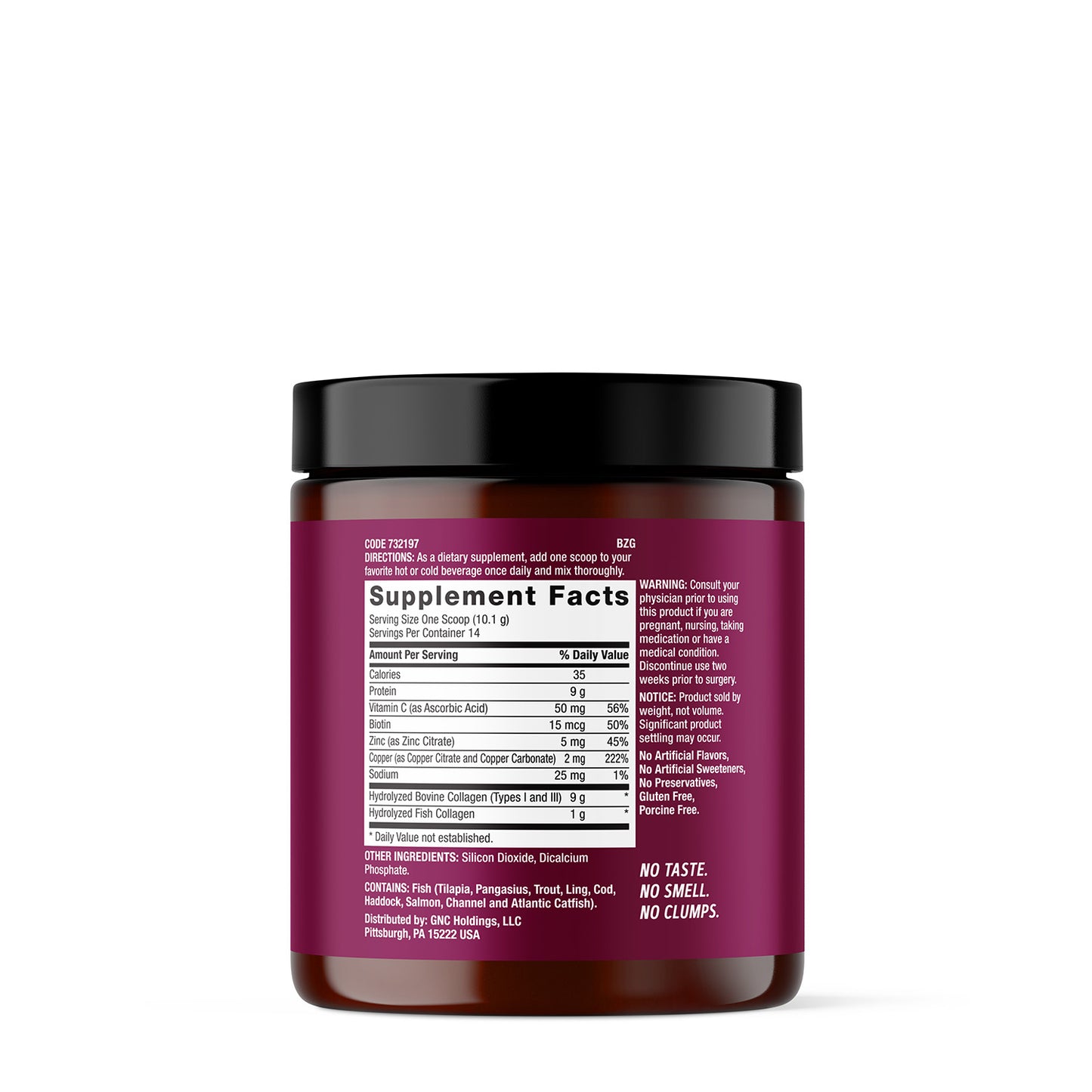 GNC Premier Collagen Powder 14 Servings