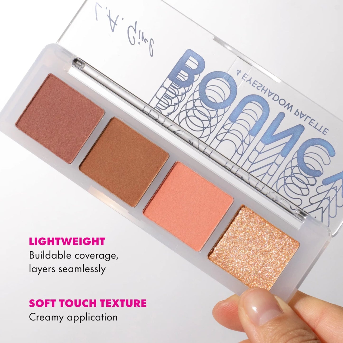 L.a. Girl Bouncy Eyeshadow Palette Air Kisses